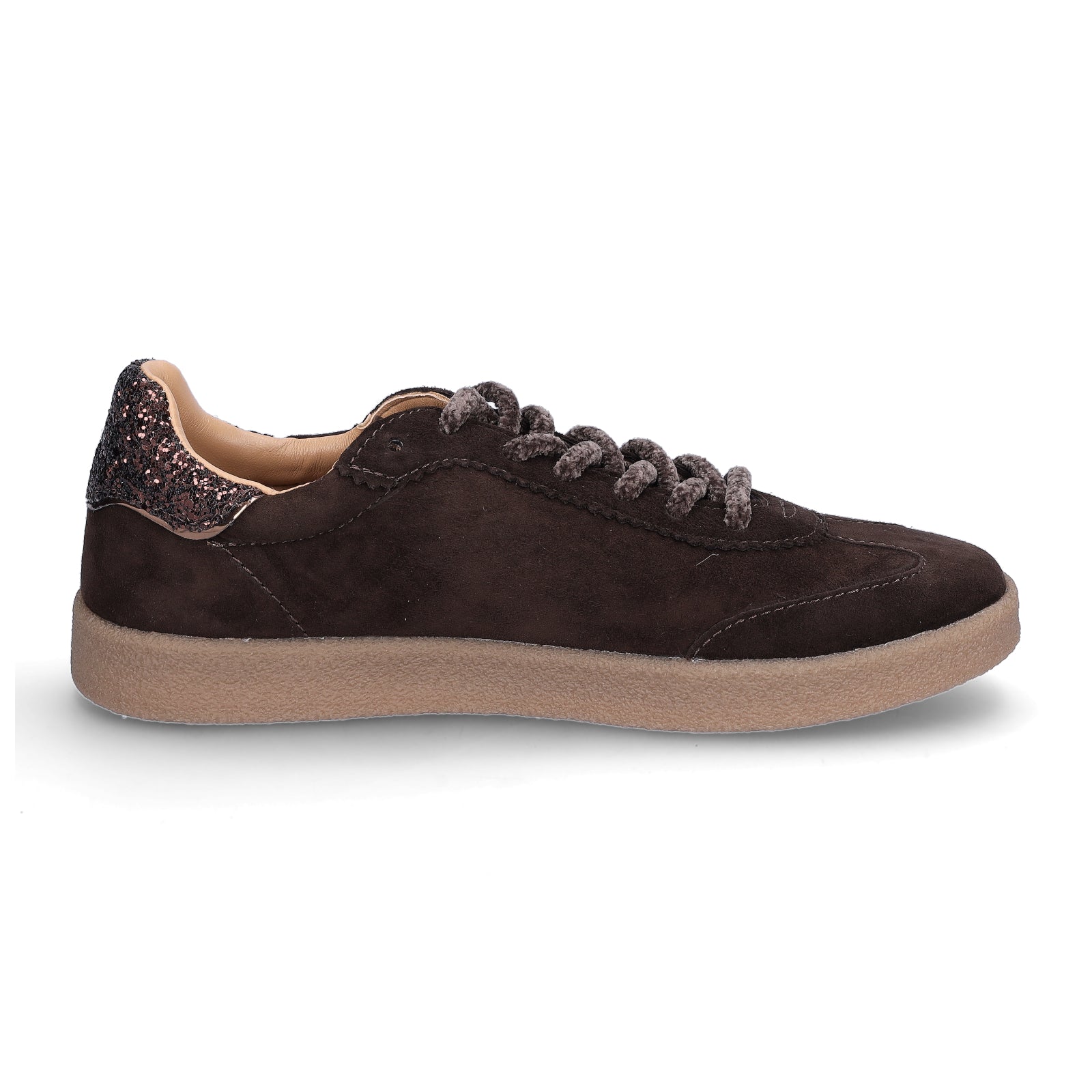 Blauer Damen Sneaker Aurora dunkelbraun