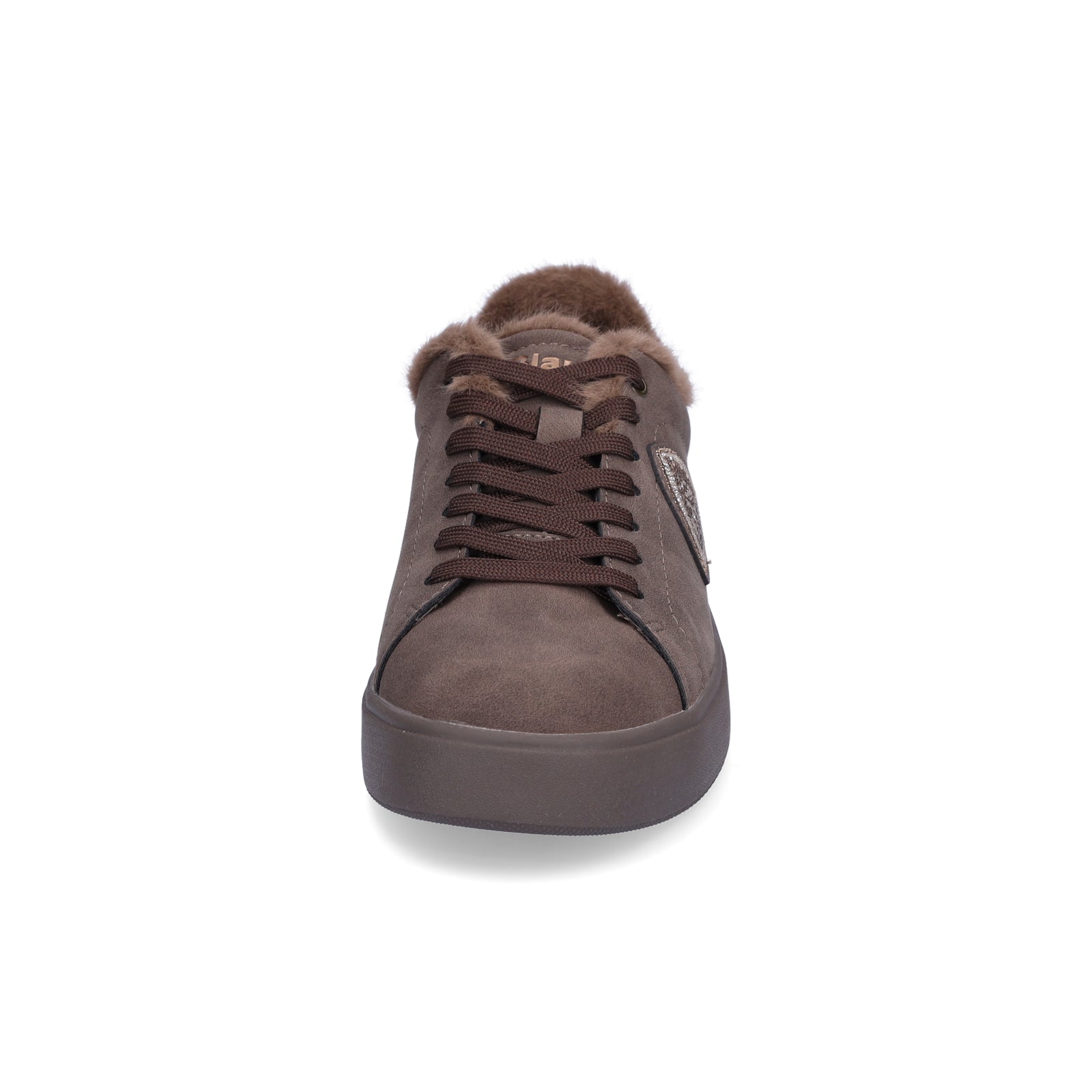 Blauer Damen Sneaker Victory dunkelbraun