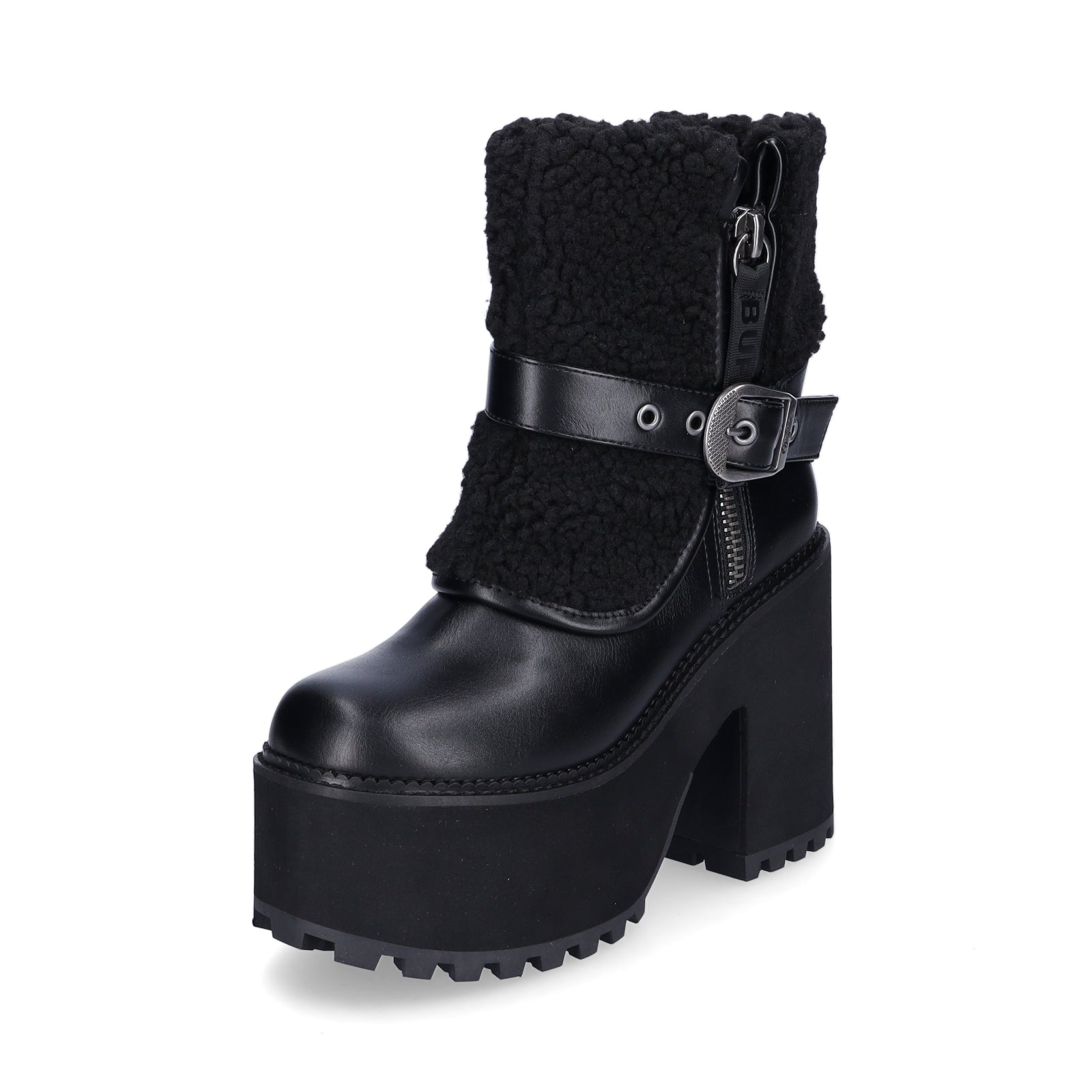 Buffalo Damen Stiefelette Killah Fold schwarz