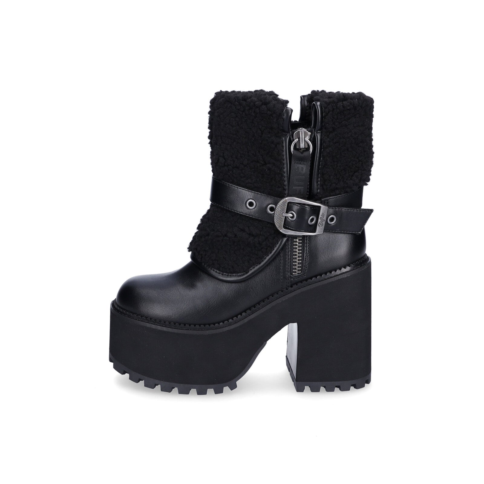 Buffalo Damen Stiefelette Killah Fold schwarz