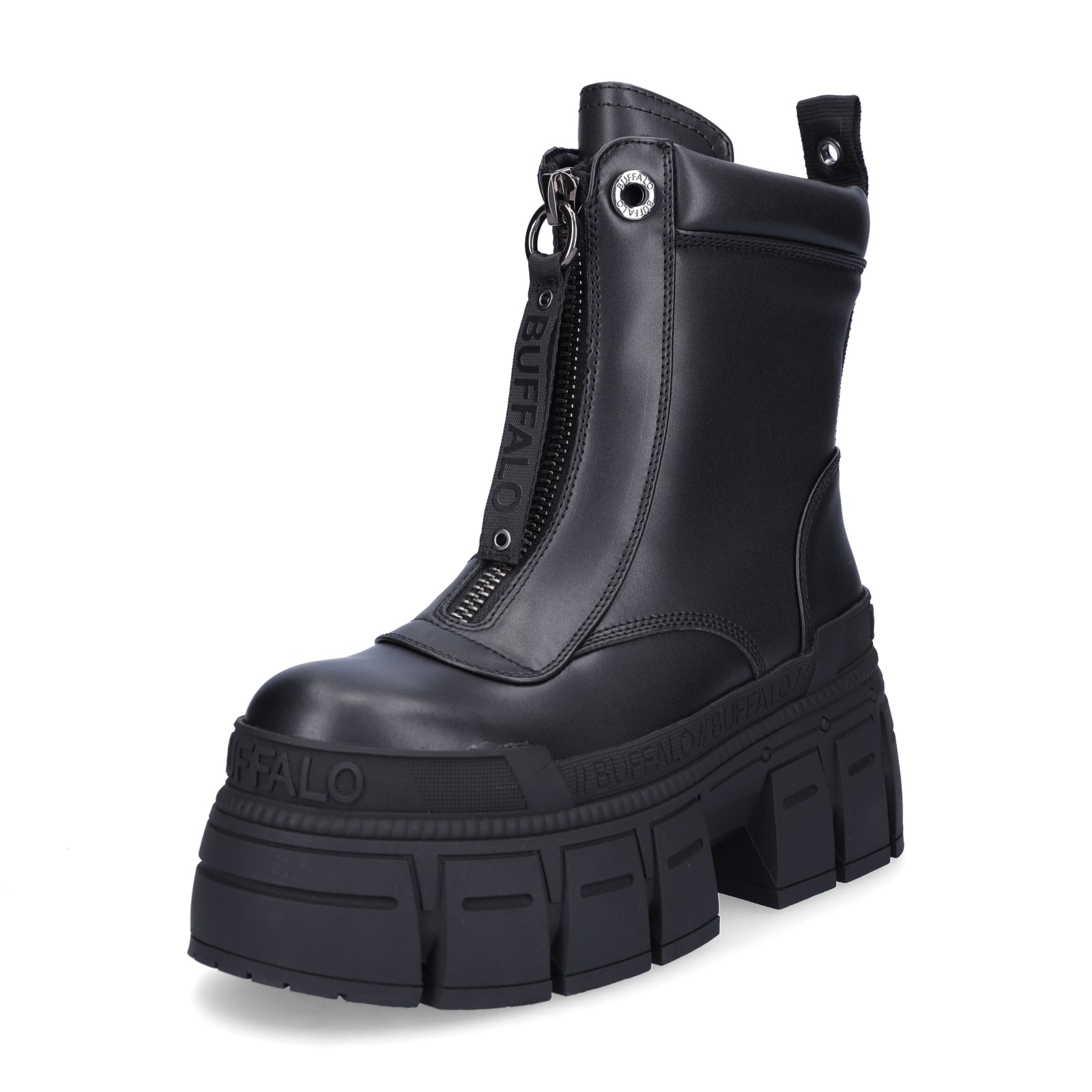 Buffalo Damen Boot Gospher Zip Boot schwarz