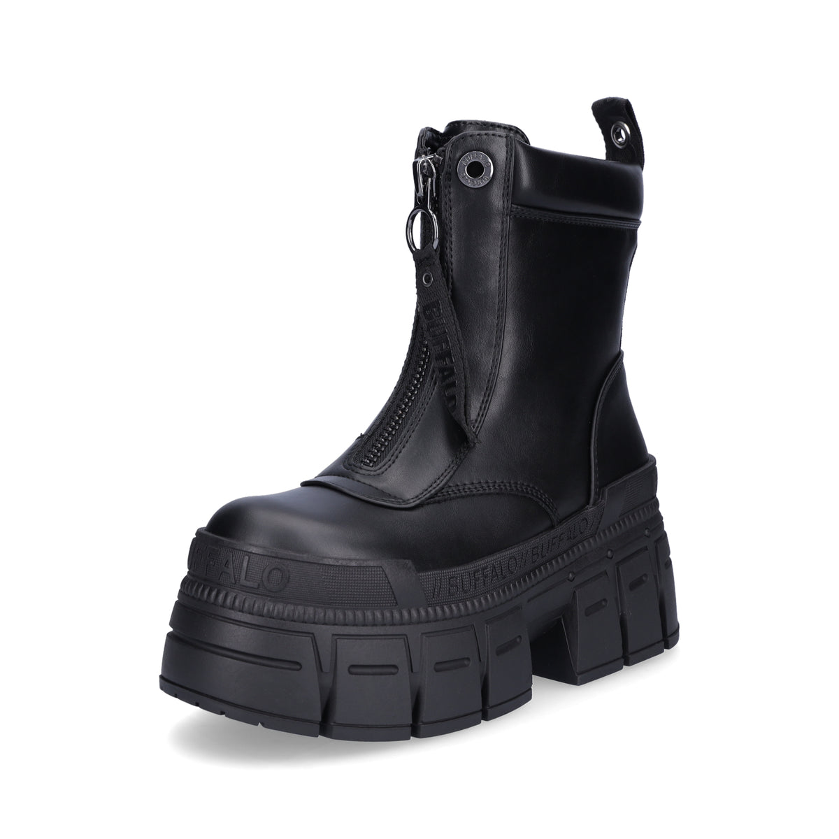 Buffalo Damen Boot Gospher Zip Boot schwarz