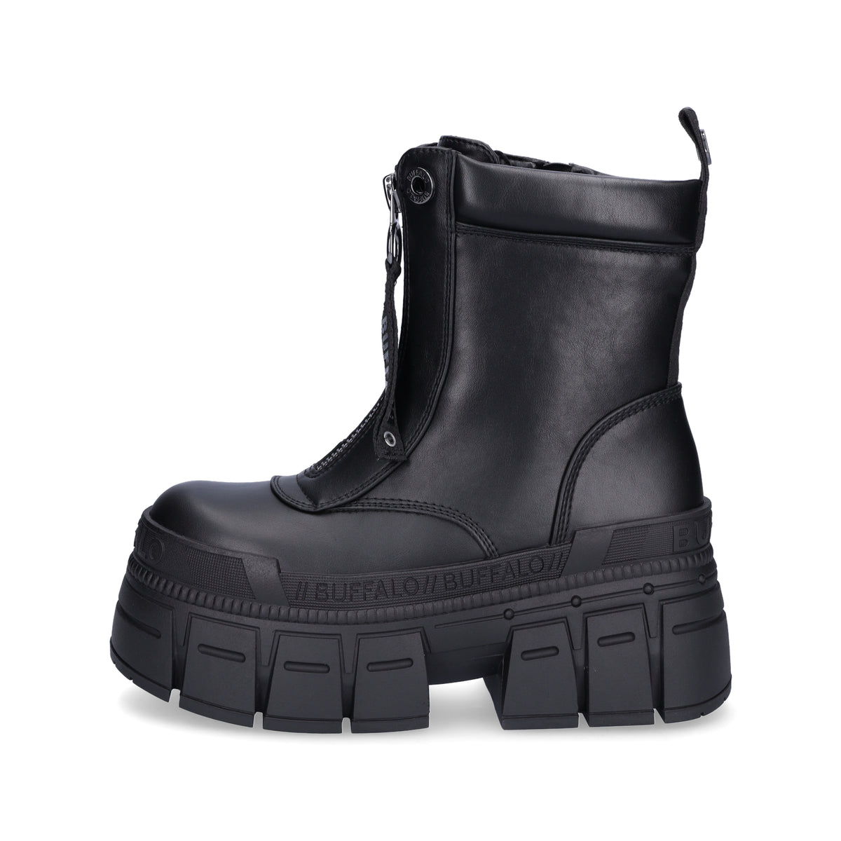 Buffalo Damen Boot Gospher Zip Boot schwarz