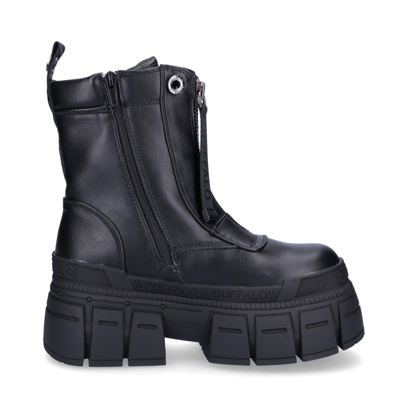 Buffalo Damen Boot Gospher Zip Boot schwarz