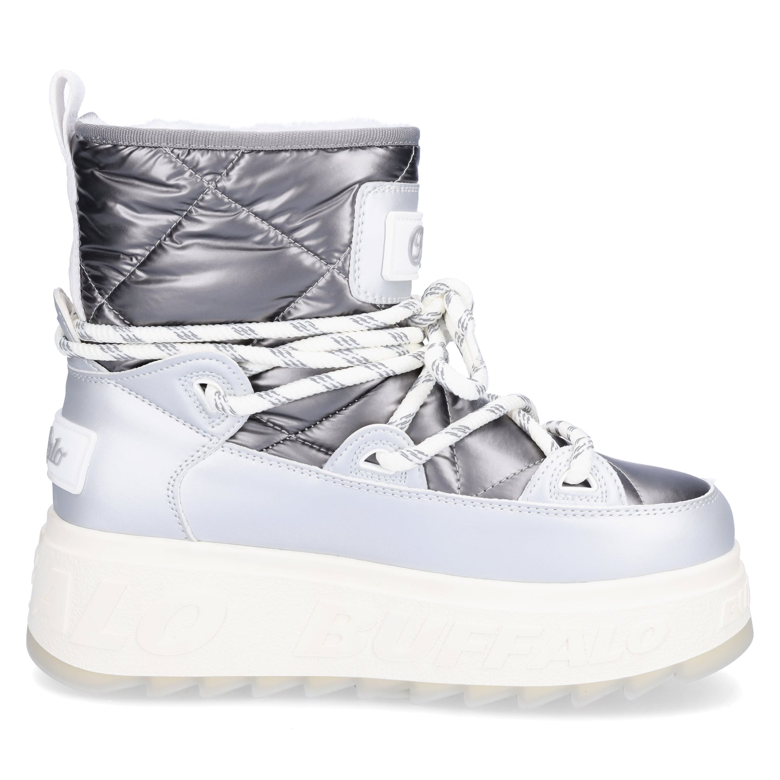 Buffalo Damen Moonboot Eliza Snow silber