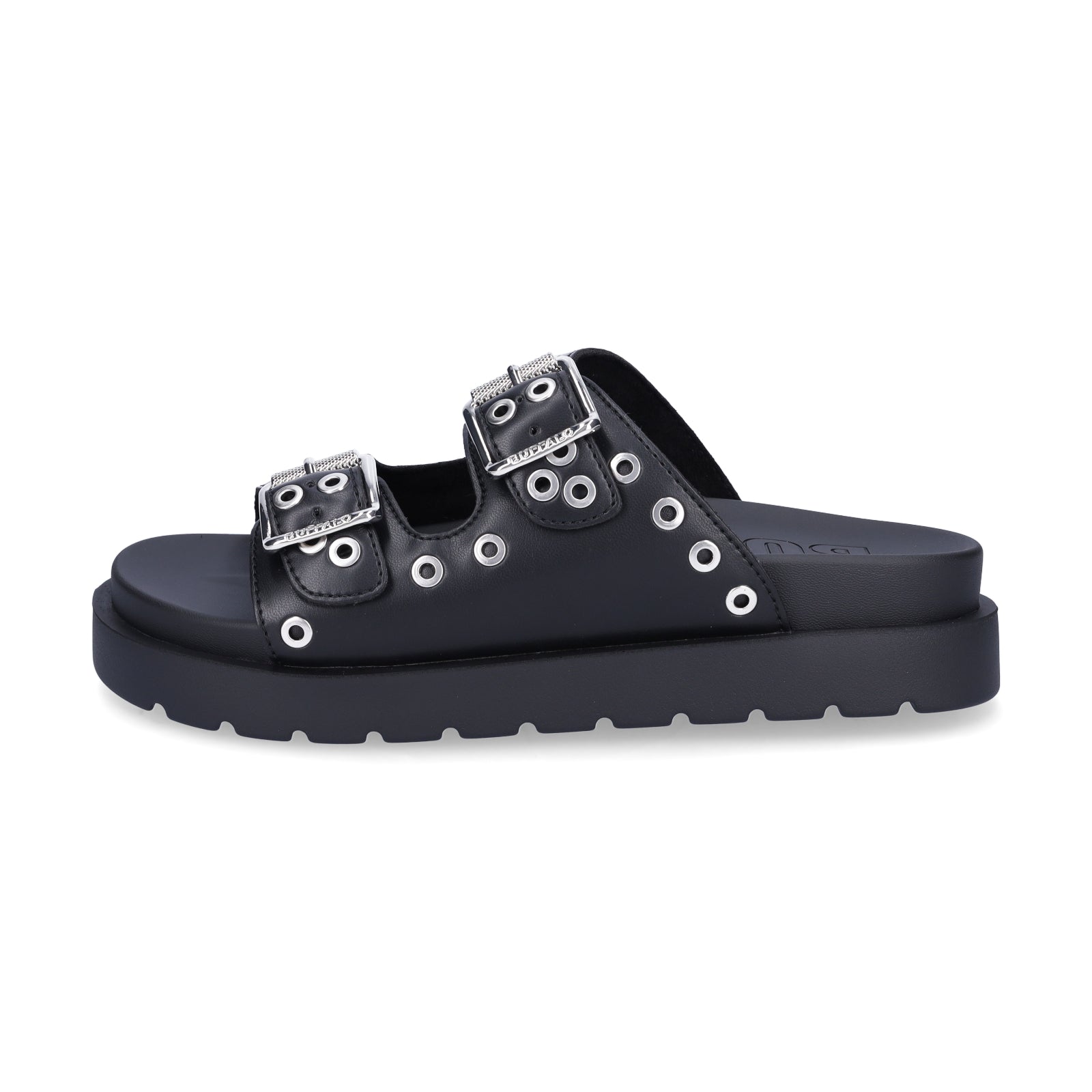 Buffalo Damen Pantolette Eve Ari schwarz