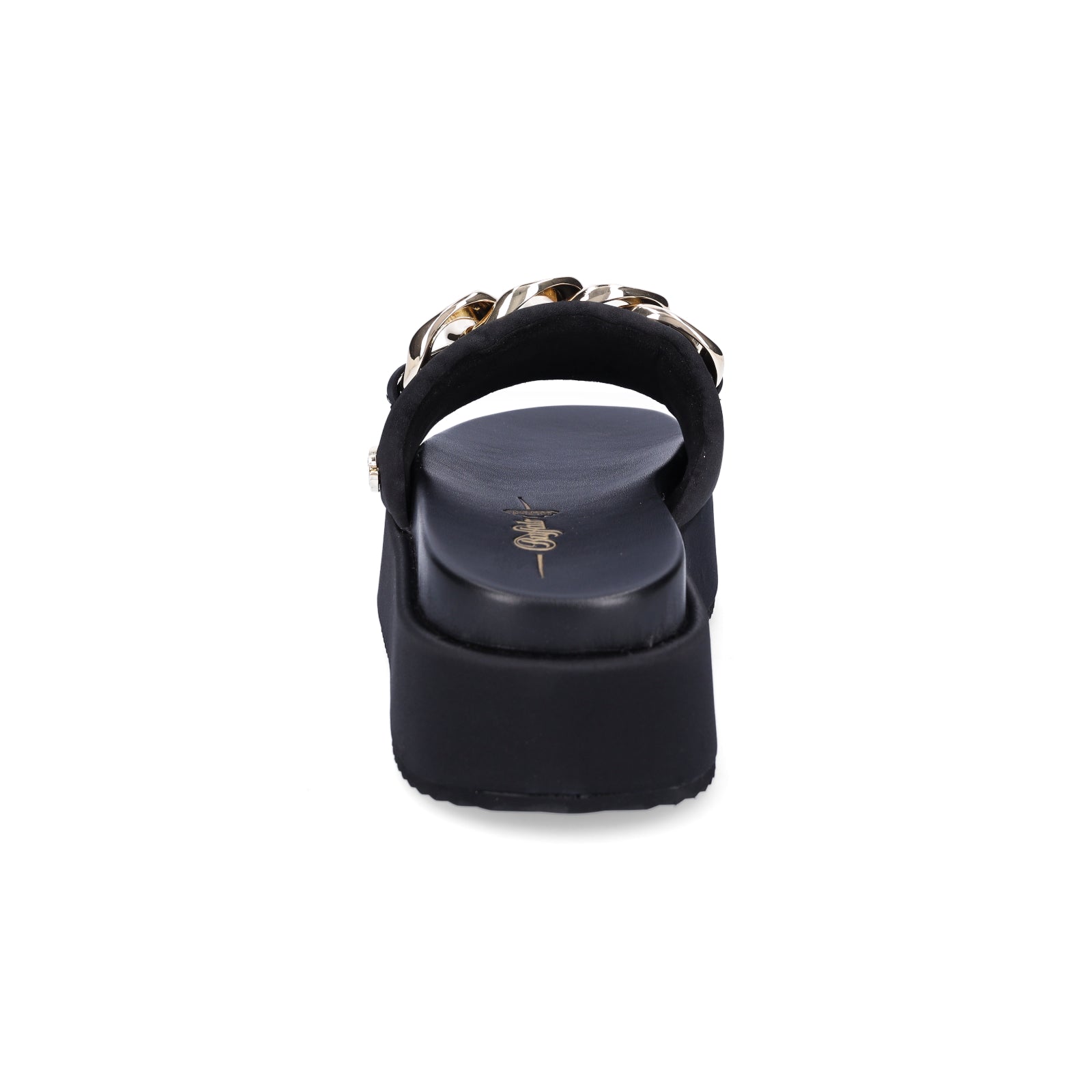 Buffalo women's mules Noa Slide Chain 2.0 black