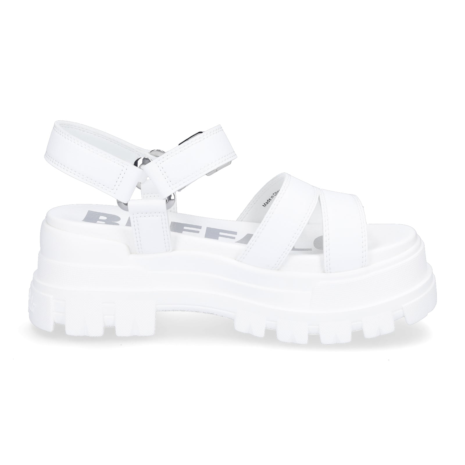 Buffalo Damen Sandale Aspha TS weiß