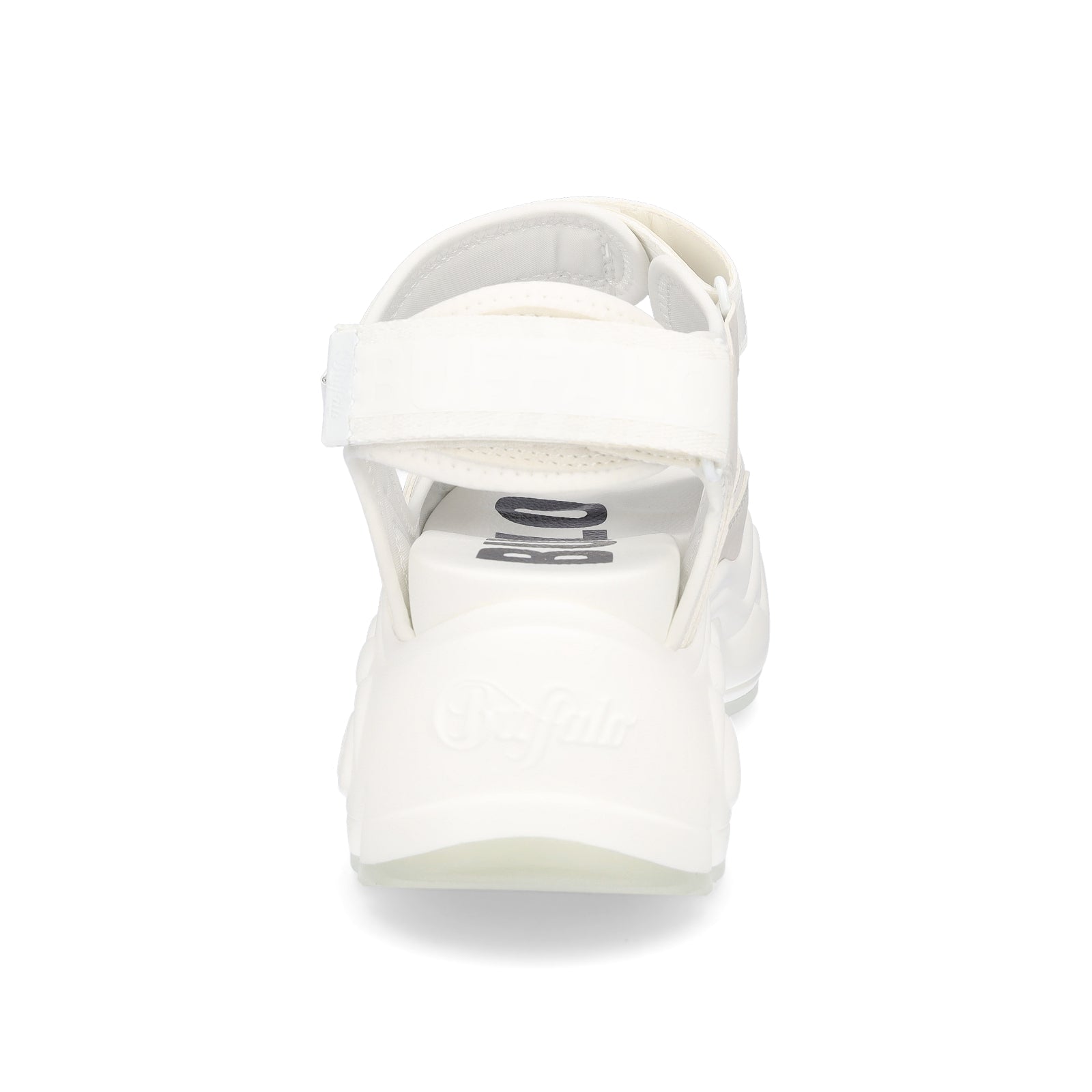Buffalo Damen Plateau Sandale Binary creme weiß