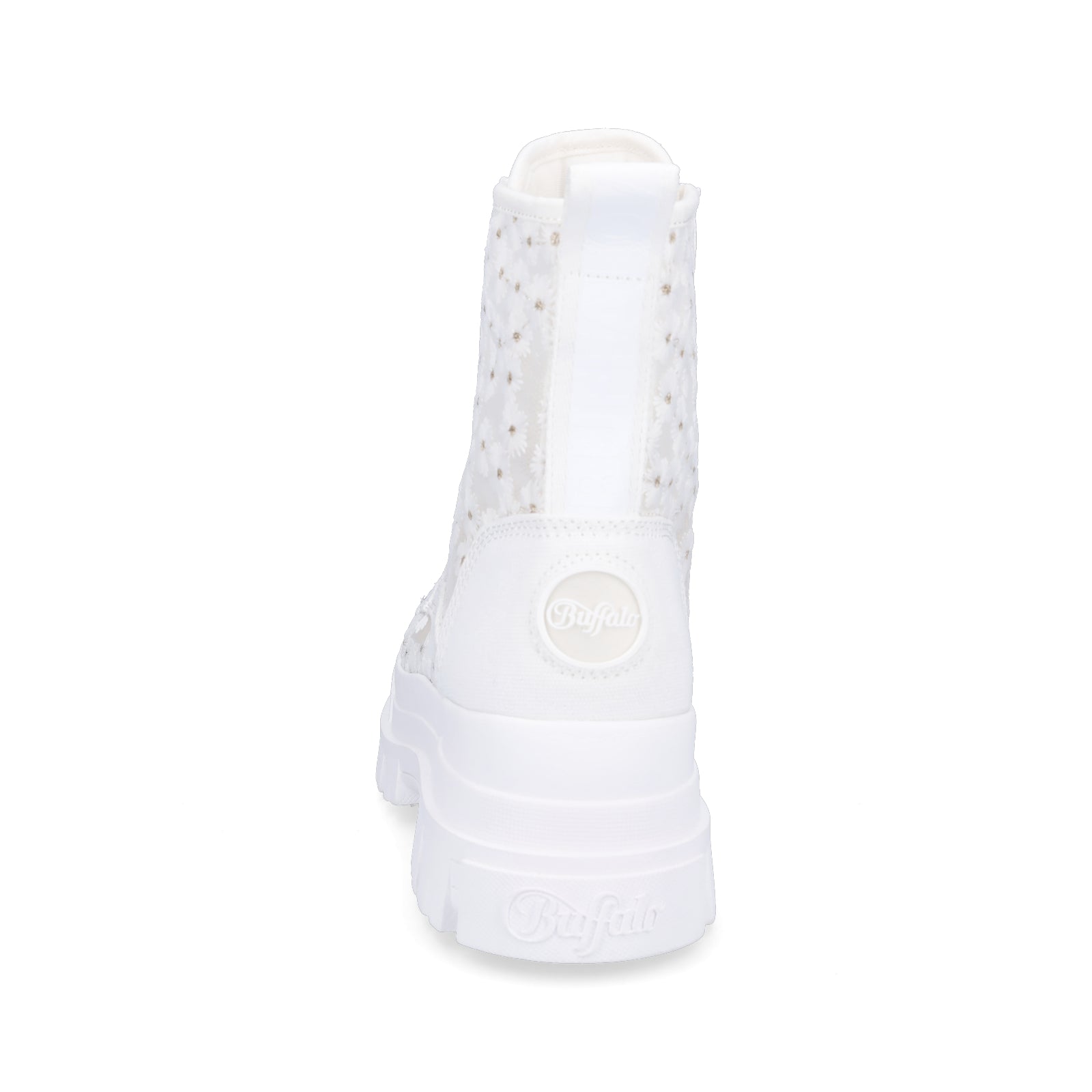 Buffalo Damen Schnürboot Aspha RLD Bloom weiß