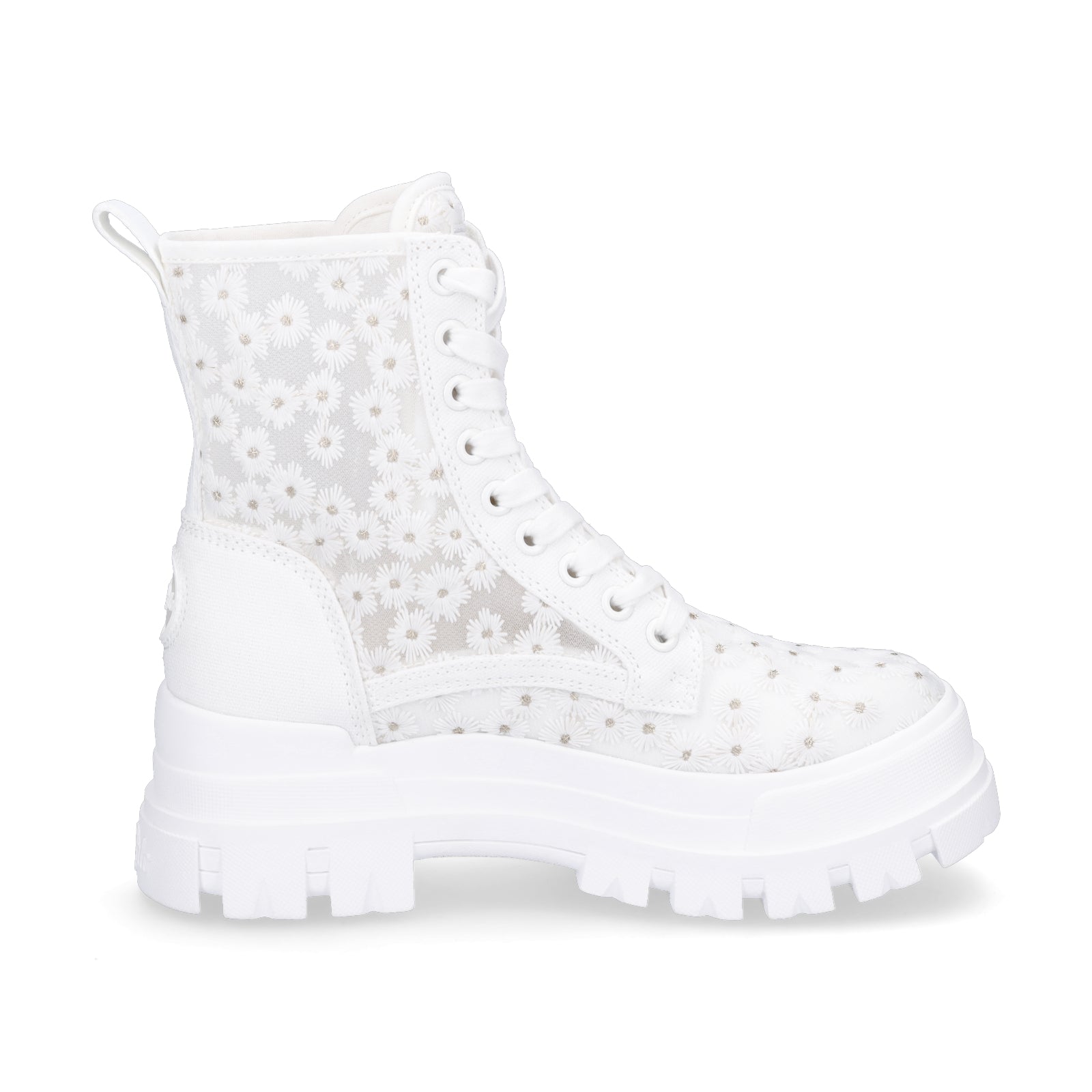 Buffalo Damen Schnürboot Aspha RLD Bloom weiß