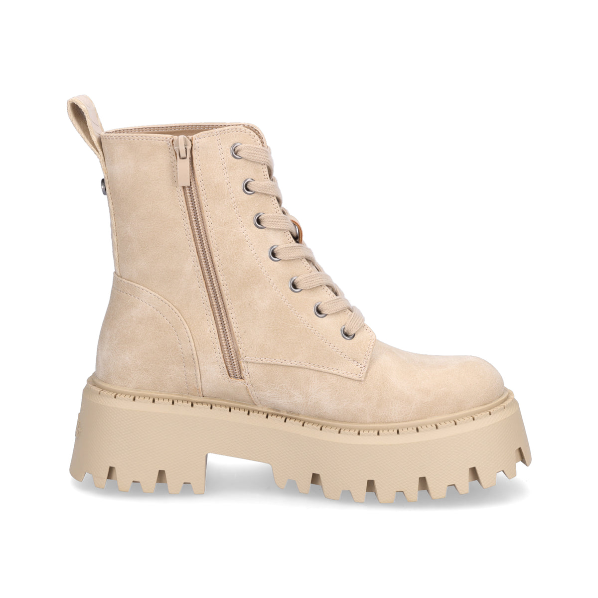 Buffalo Damen Schnürboot Aspen Lace Up Mid beige