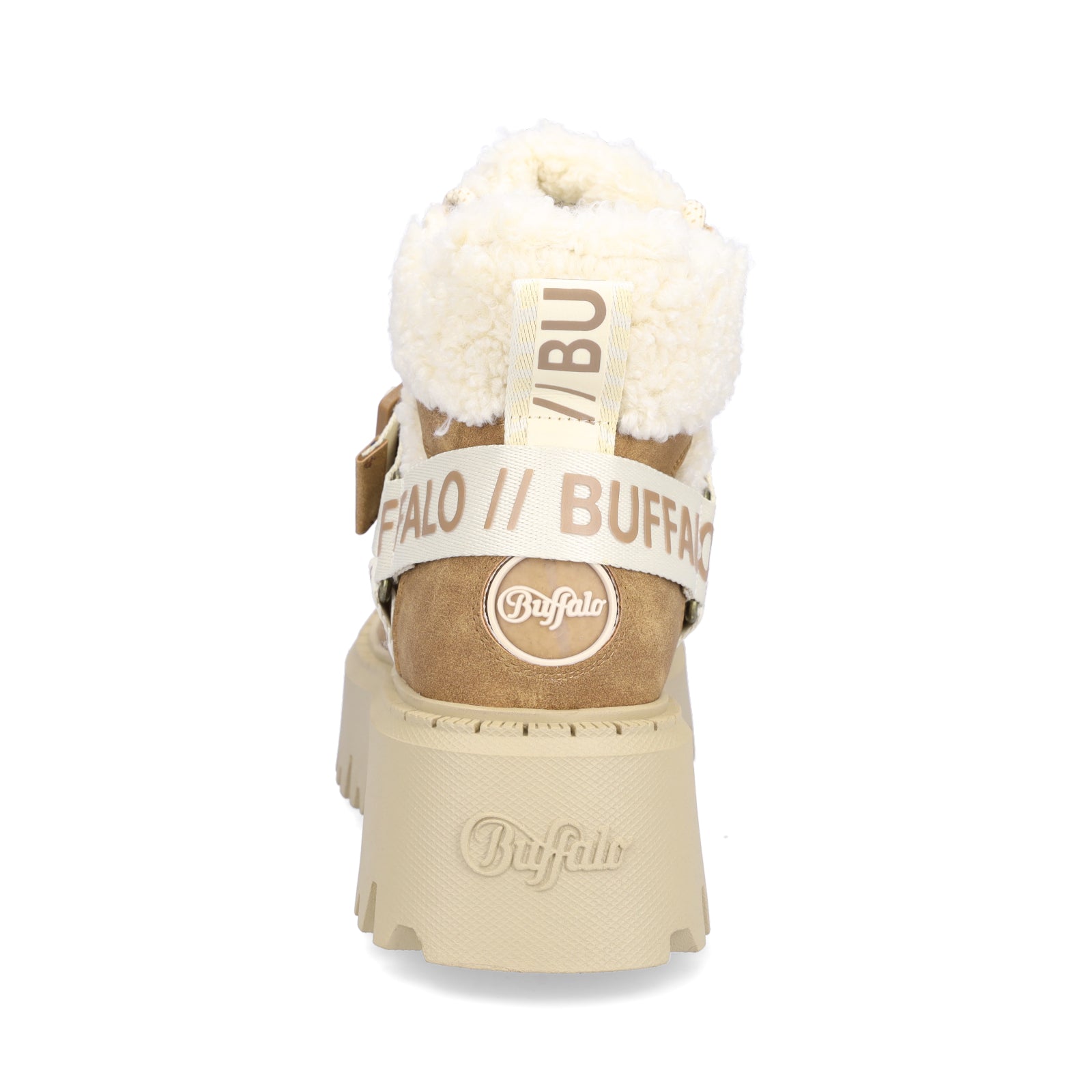 Buffalo Damen Schnürboot Aspen Com Mid beige braun