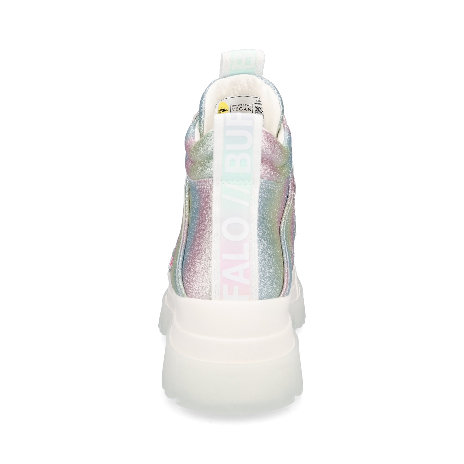 Buffalo Damen Schnürboot Aspha NC Mid multi glitter