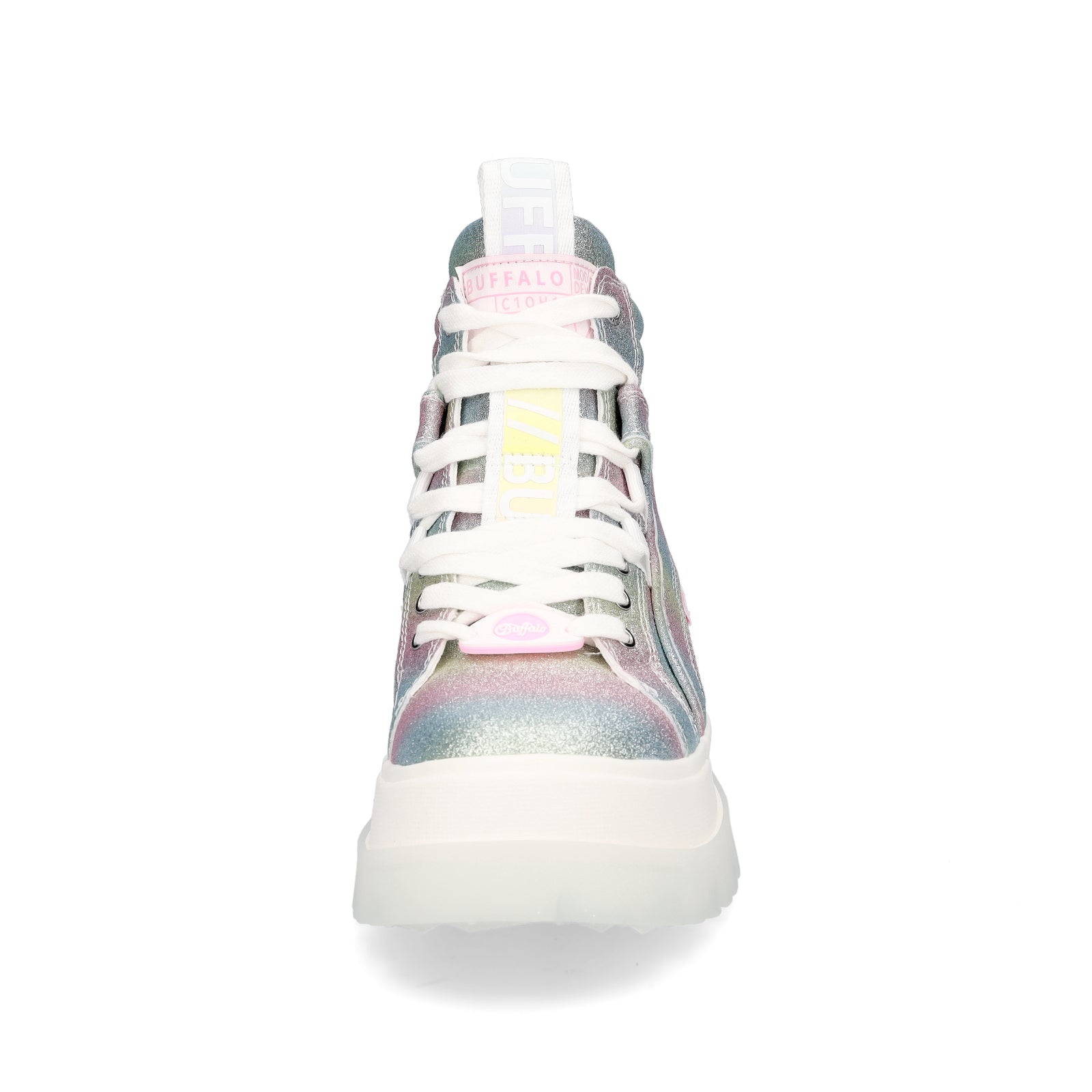 Buffalo Damen Schnürboot Aspha NC Mid multi glitter