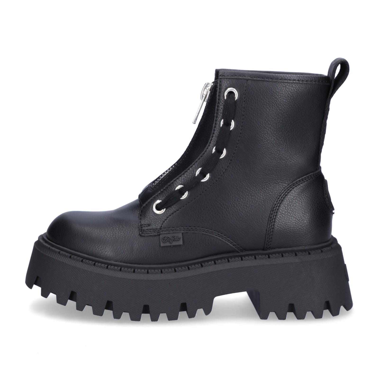 Buffalo Damen Boot Aspen Front Zip schwarz