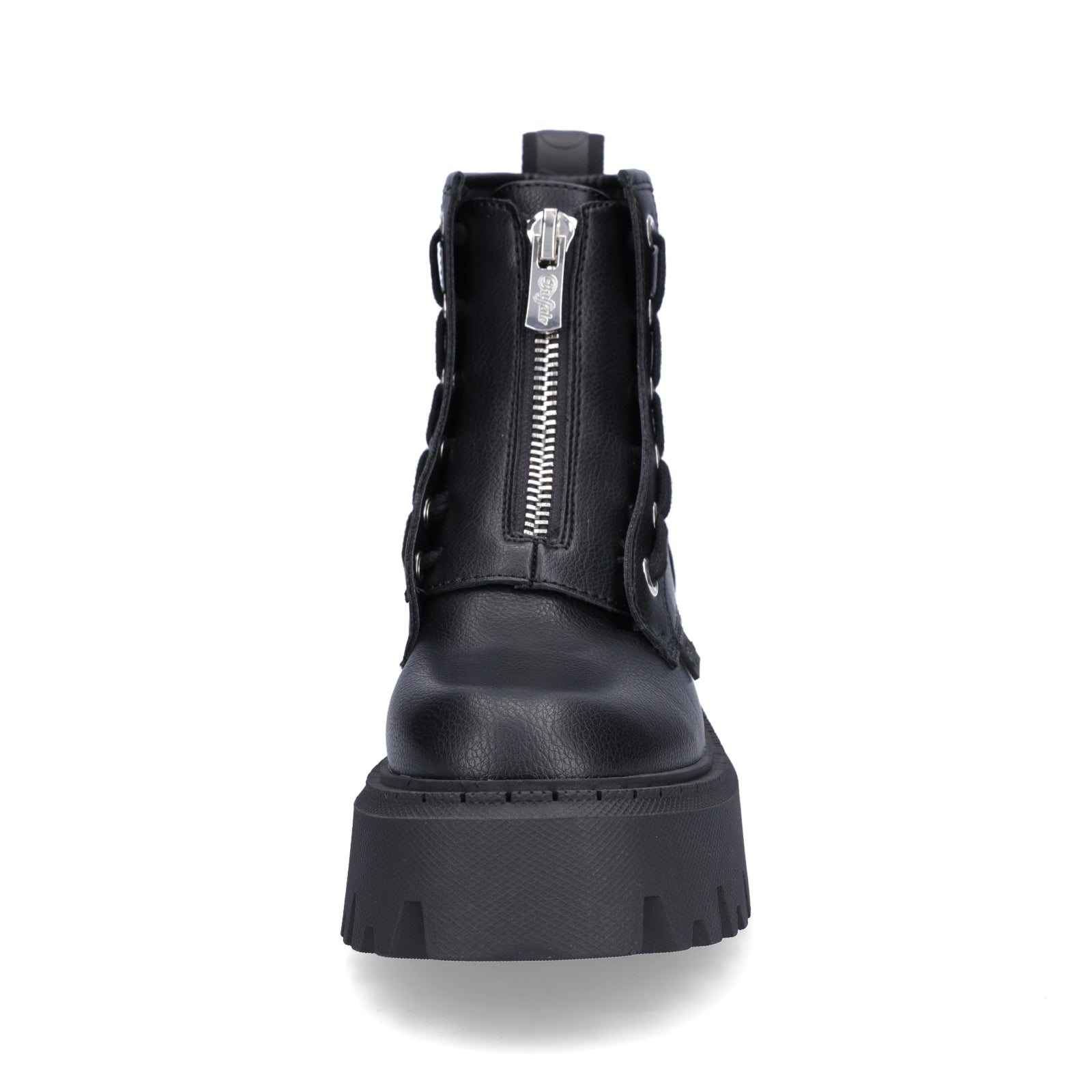 Buffalo Damen Boot Aspen Front Zip schwarz