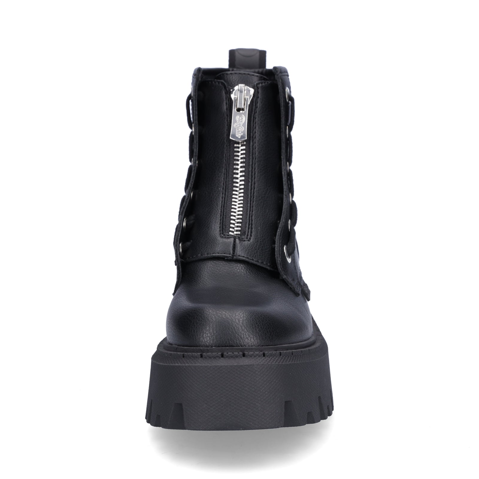 Buffalo Damen Boot Aspen Front Zip schwarz