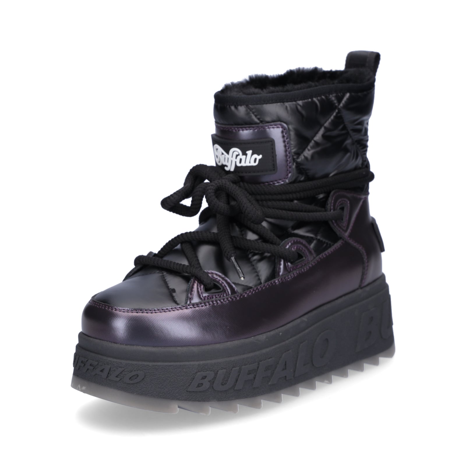 Buffalo Damen Moonboot Eliza Snow schwarz