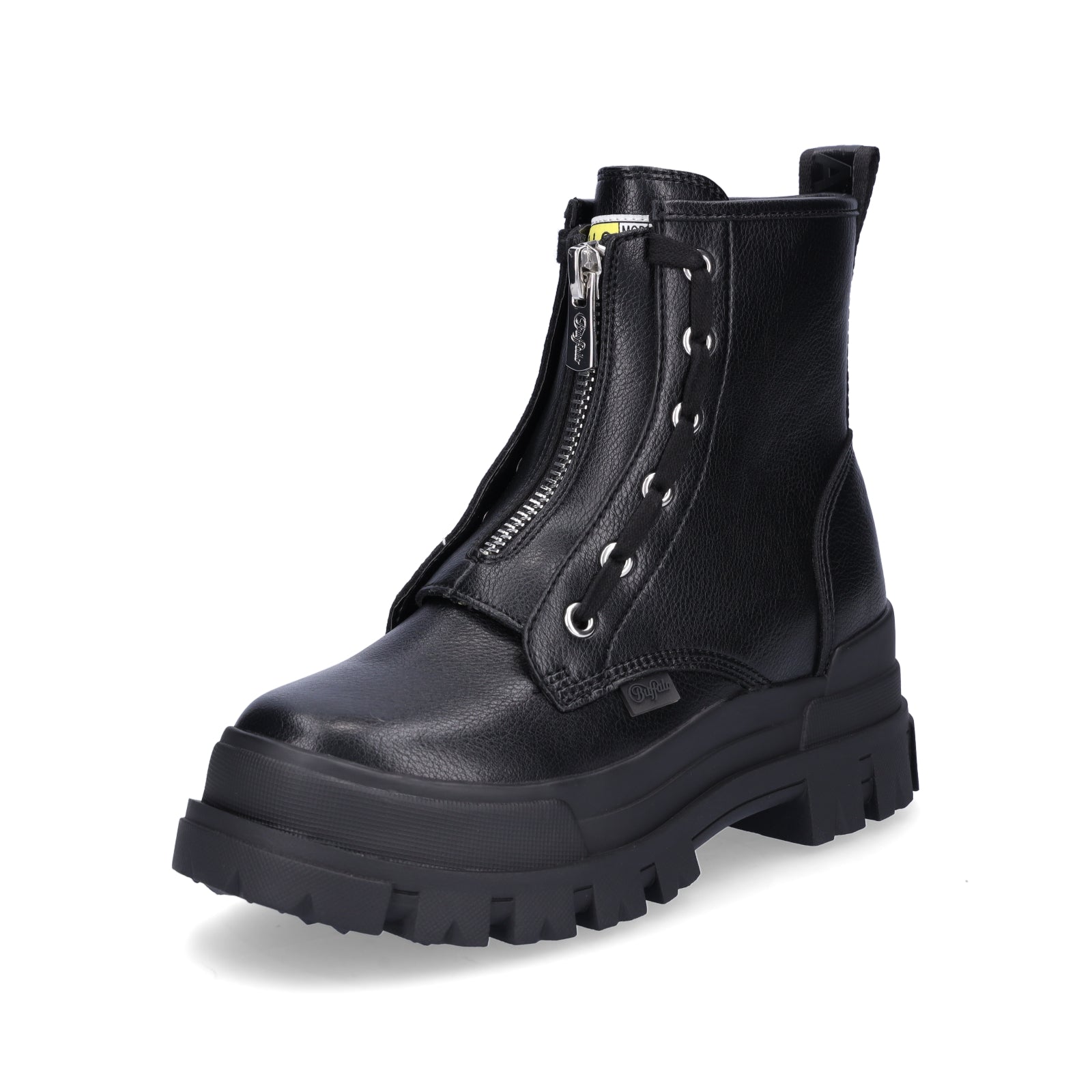 Buffalo Damen Boot Aspha Zip schwarz
