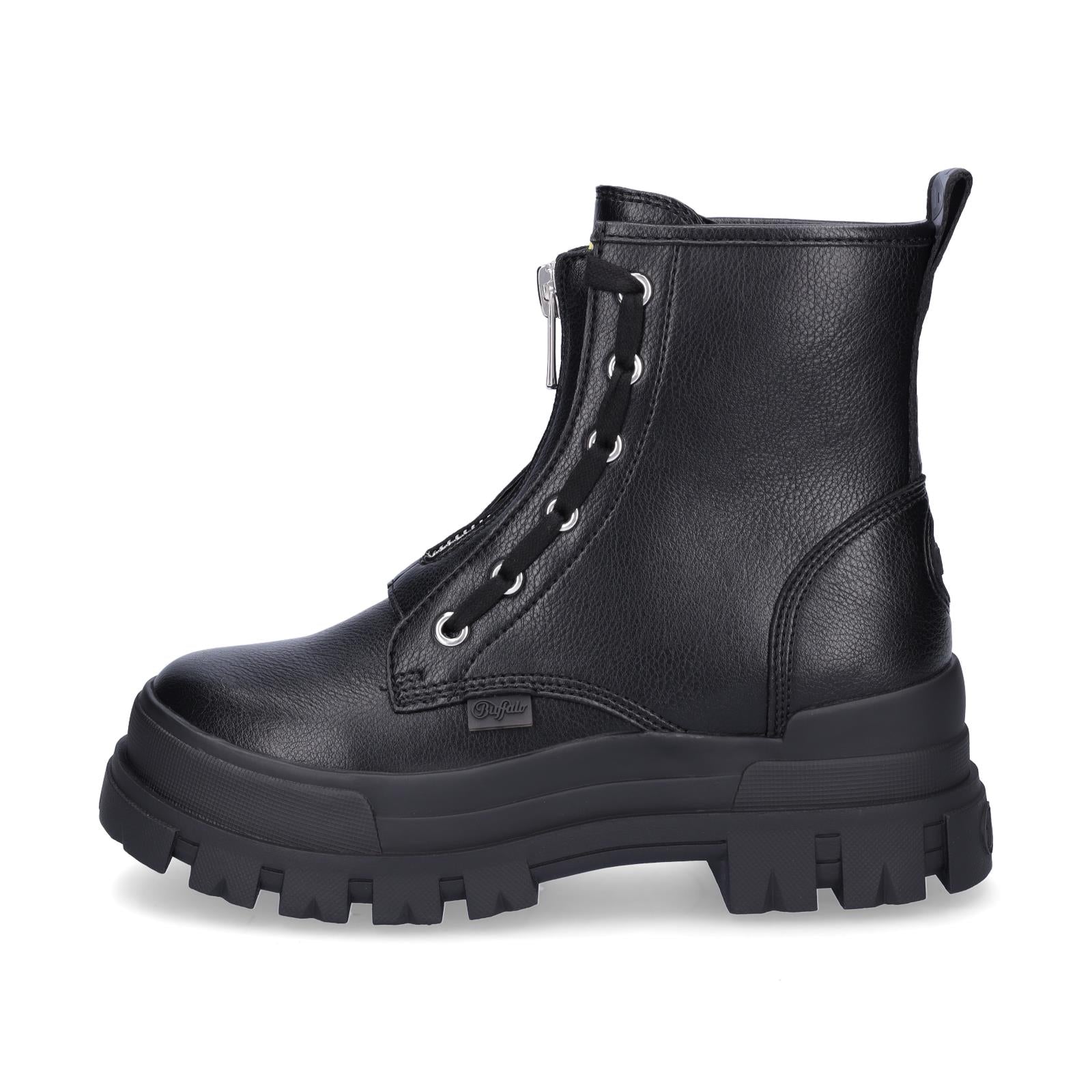 Buffalo Damen Boot Aspha Zip schwarz