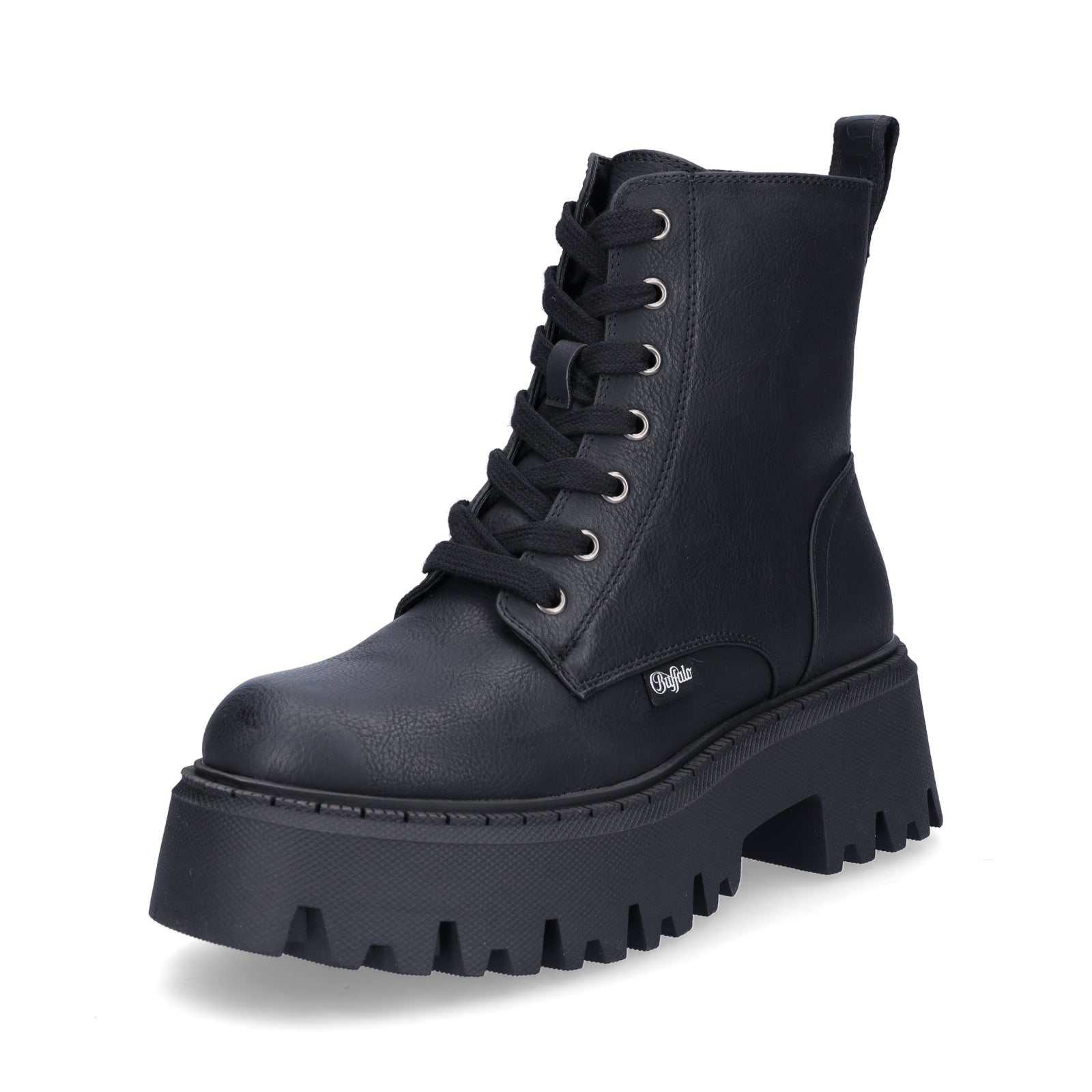 Buffalo Damen Schnürboot Aspen Lace Up schwarz