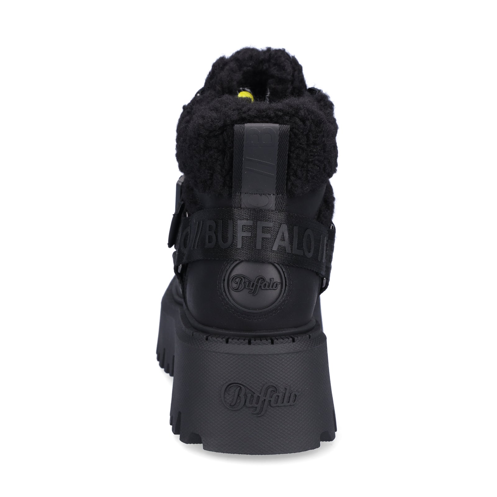 Buffalo Damen Schnürboot Aspen Com Mid schwarz