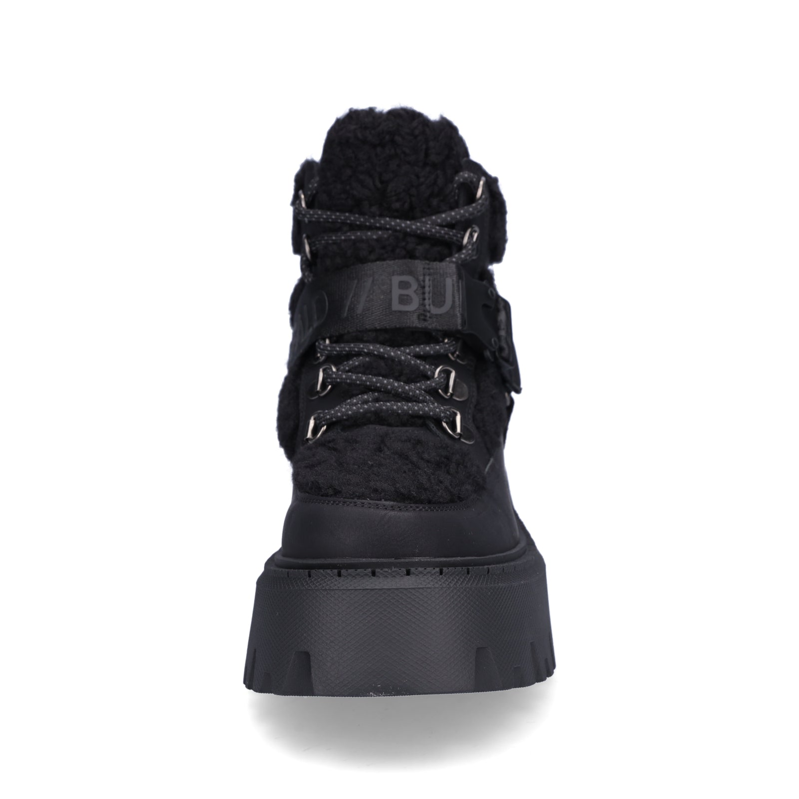 Buffalo Damen Schnürboot Aspen Com Mid schwarz