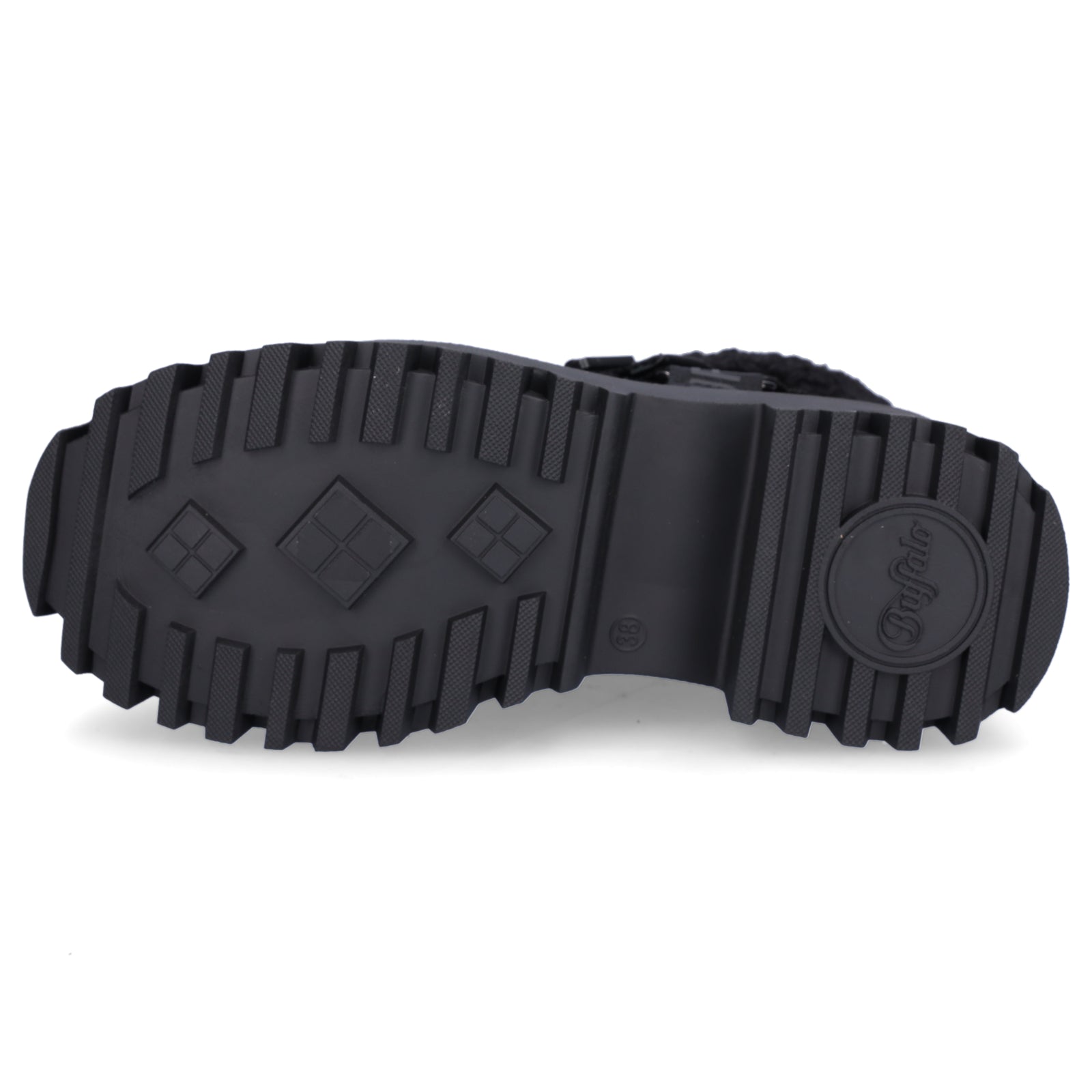 Buffalo Damen Schnürboot Aspen Com Mid schwarz