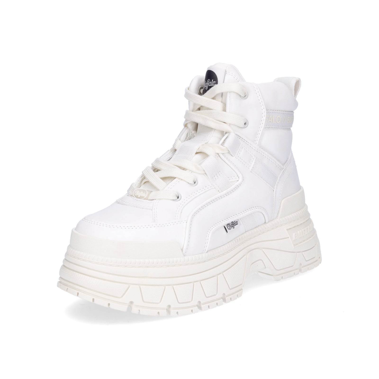 Buffalo Damen Schnürboot Fusion Hyb Mid offwhite