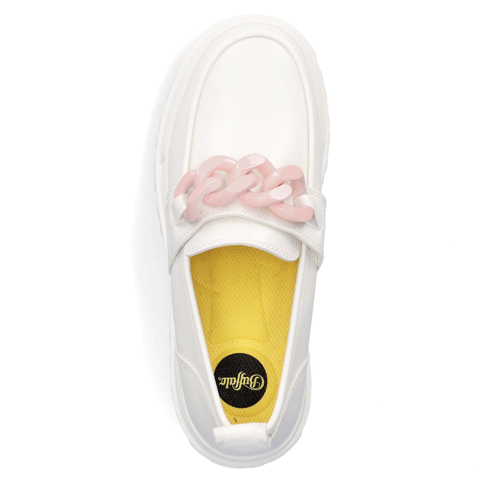 Buffalo Women's Plateau Loafer Aspha white