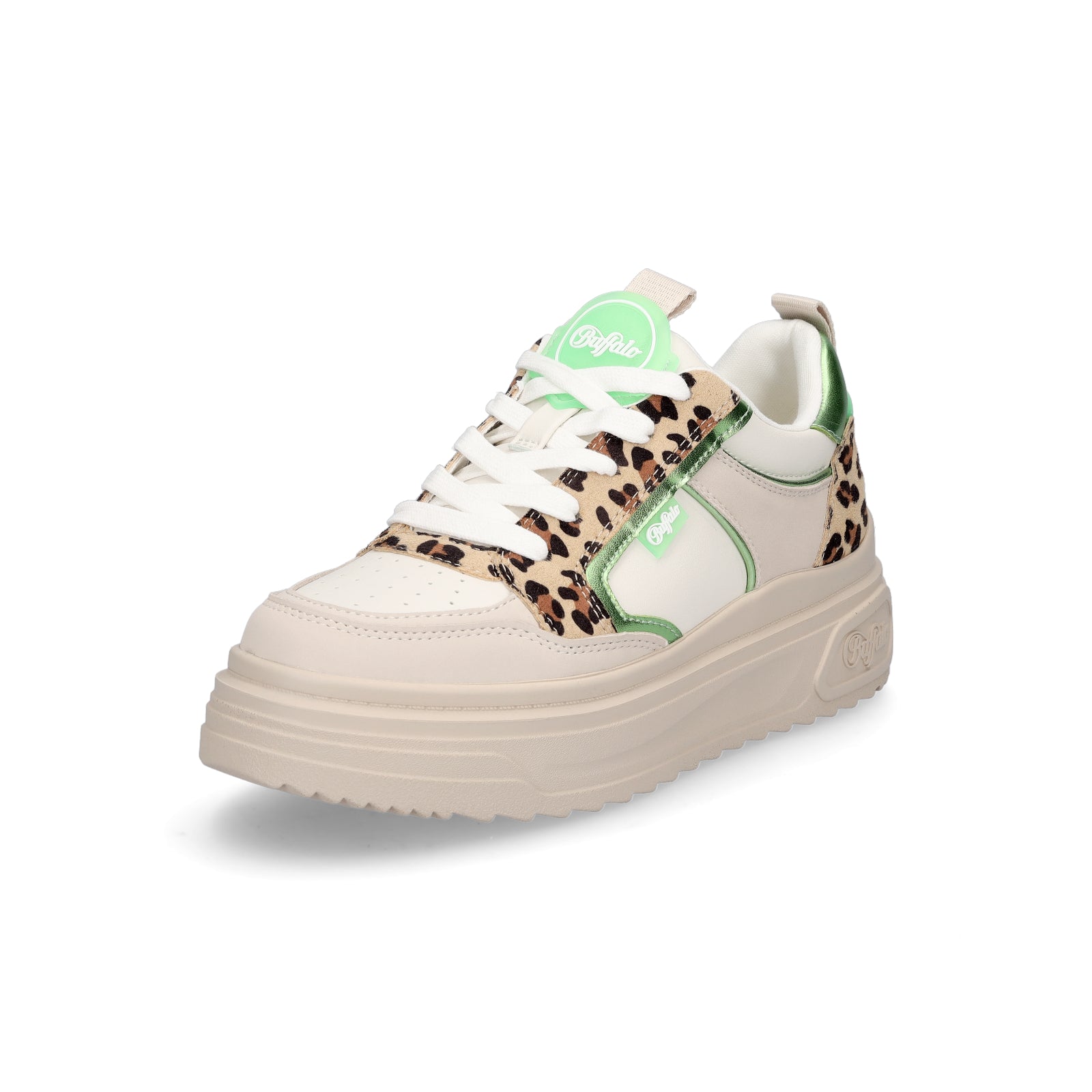 Buffalo Damen Sneaker Vectra Low cream leo