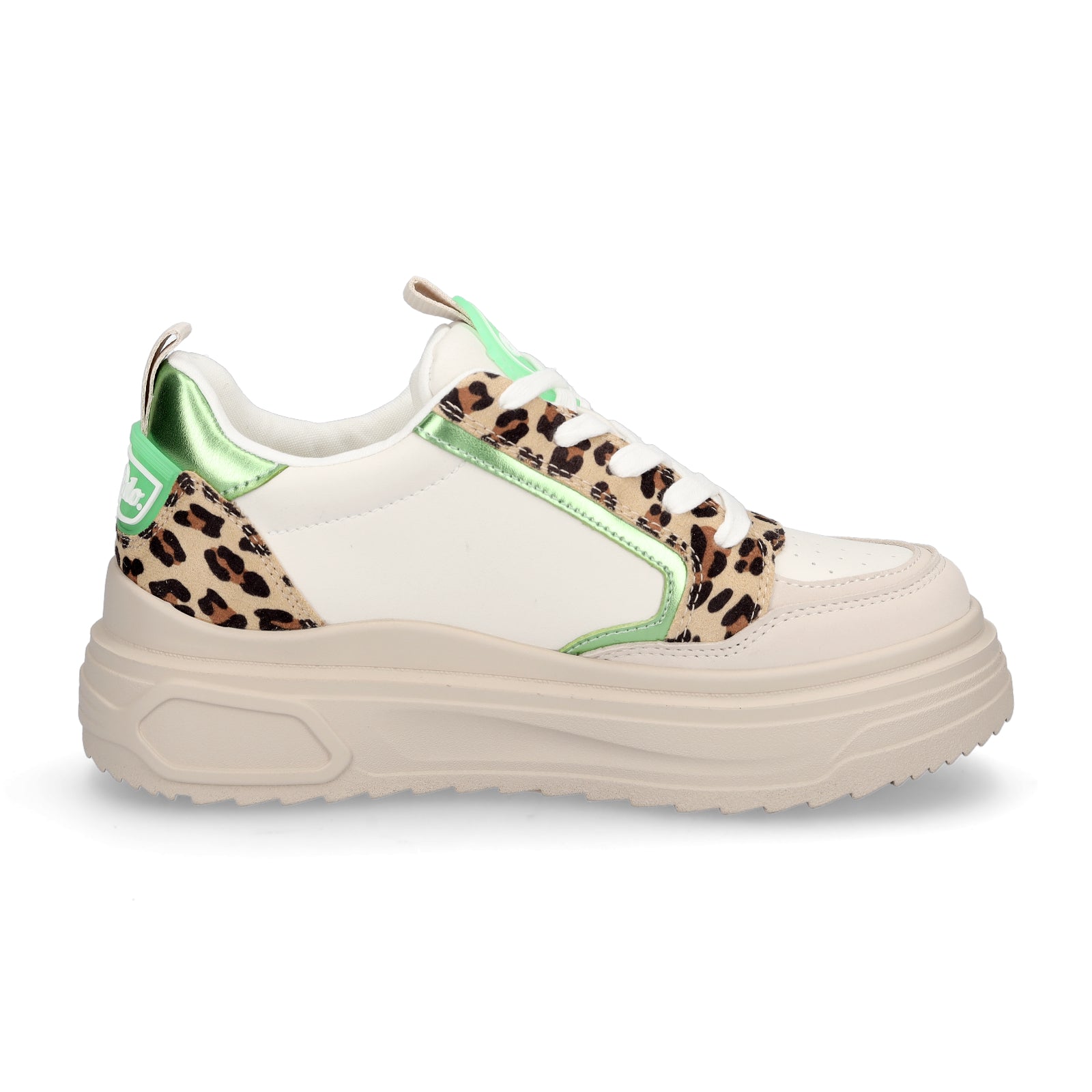 Buffalo Damen Sneaker Vectra Low cream leo