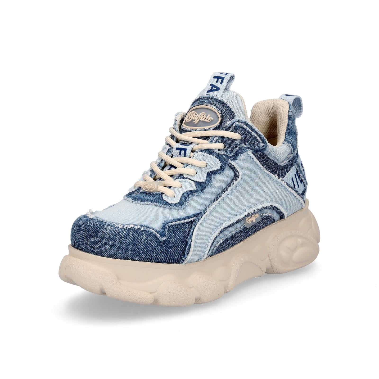 Buffalo Damen Plateau Sneaker CLD Chai denim blau