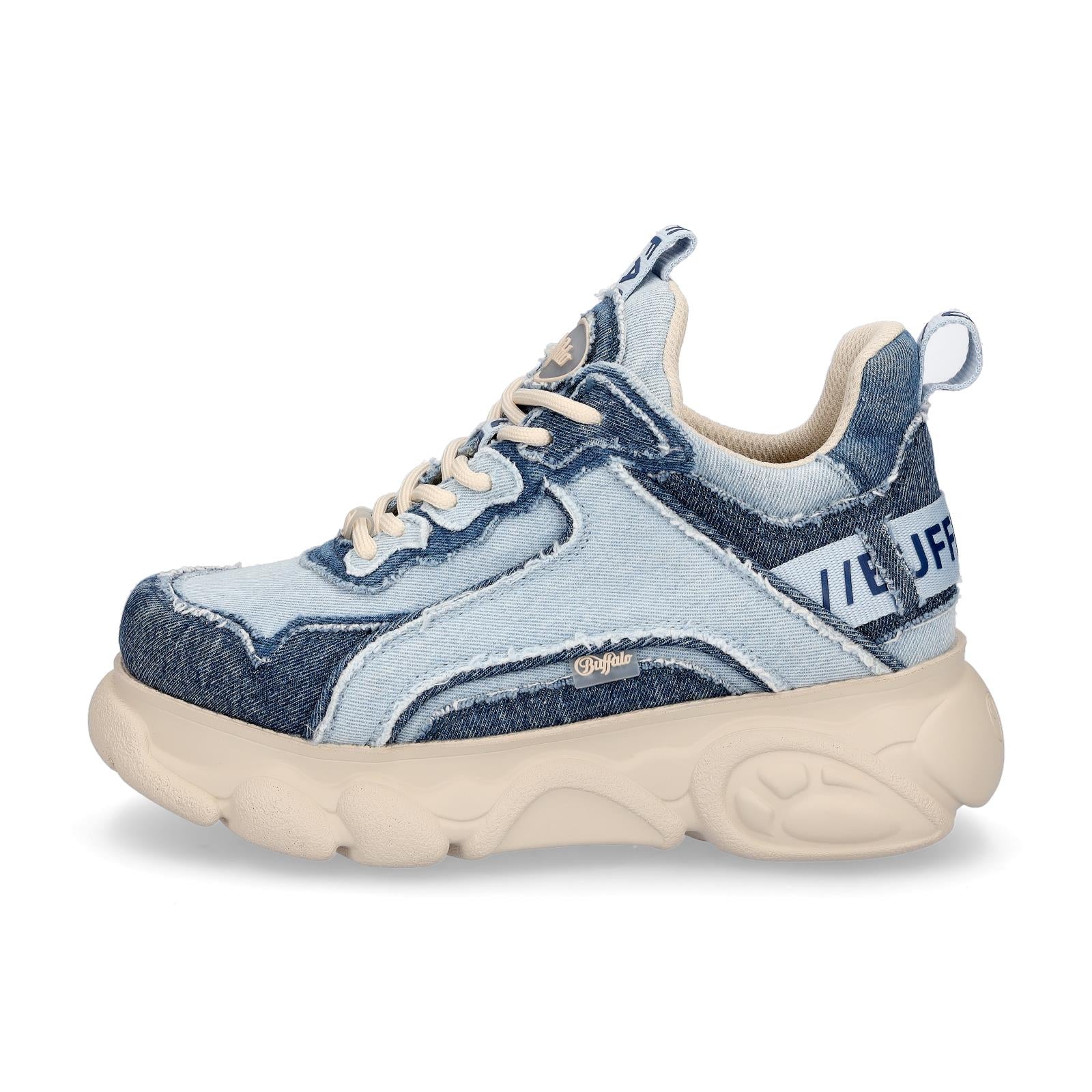Buffalo Damen Plateau Sneaker CLD Chai denim blau