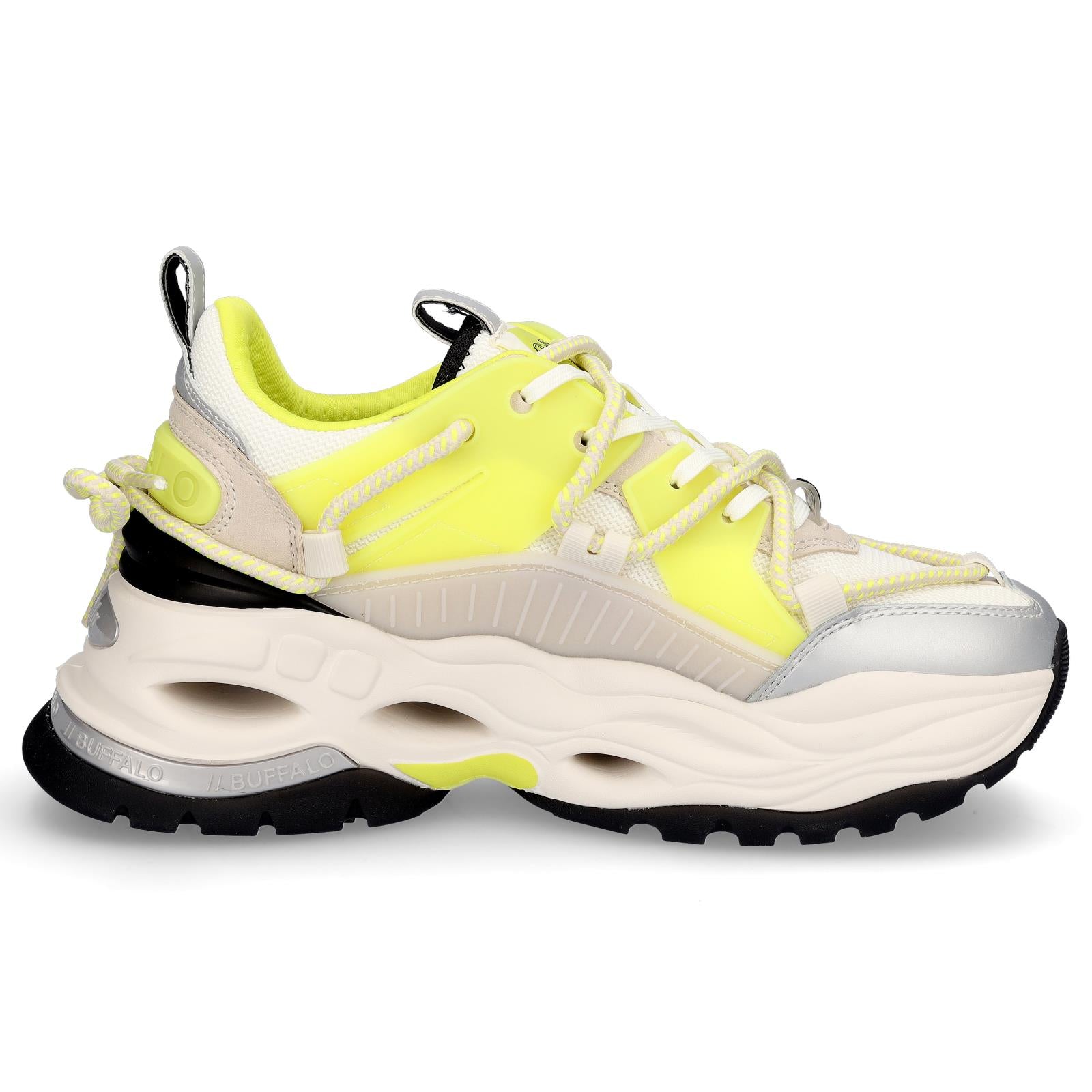 Buffalo Damen Sneaker Triplet Lace creme limette