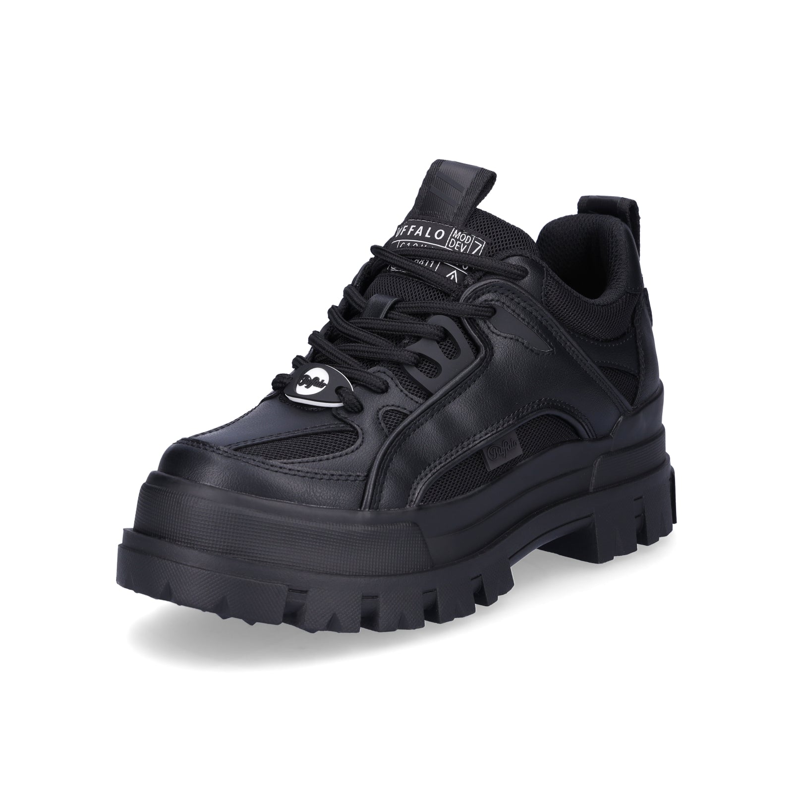 Buffalo Damen Plateau Sneaker Aspha Hyb schwarz