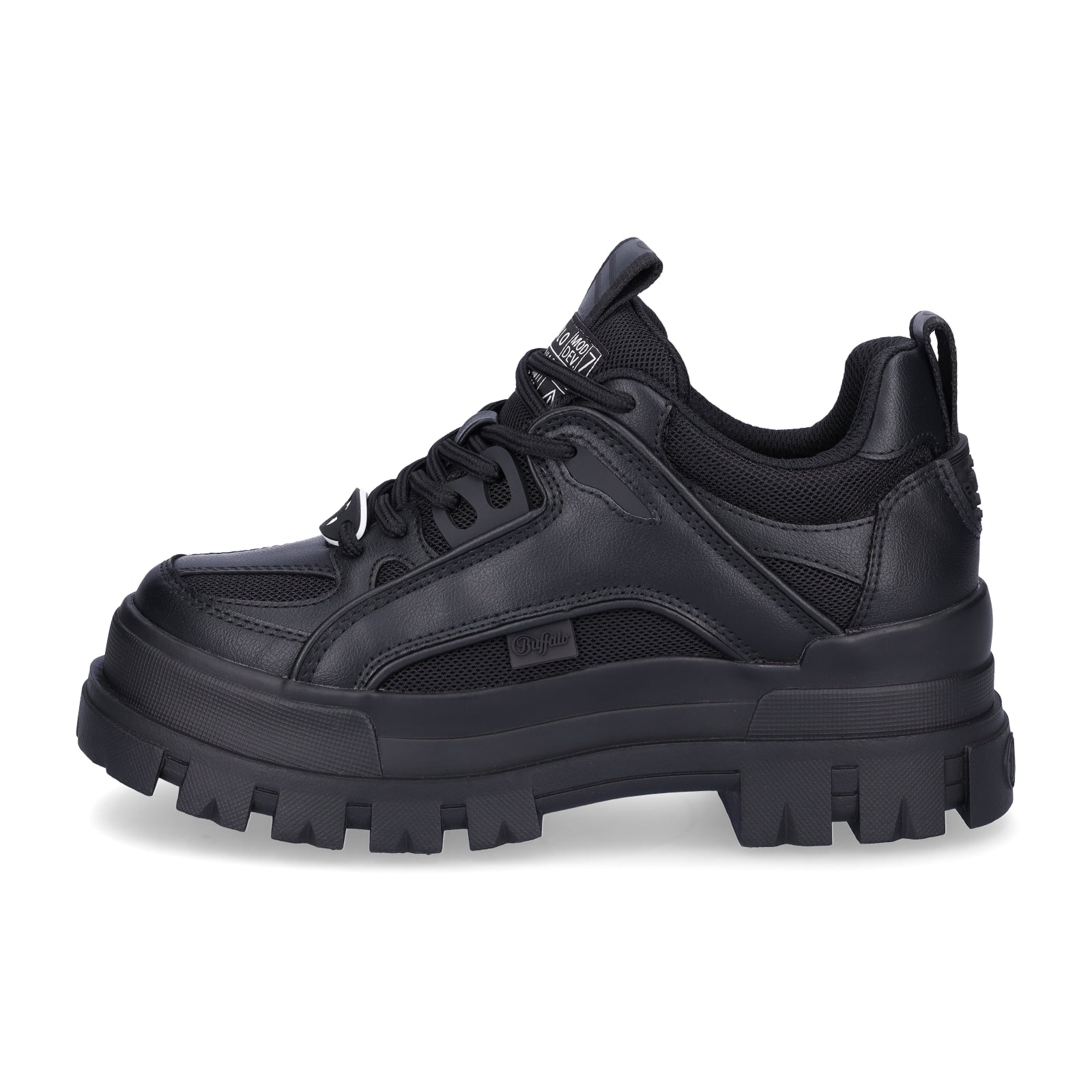 Buffalo Damen Plateau Sneaker Aspha Hyb schwarz