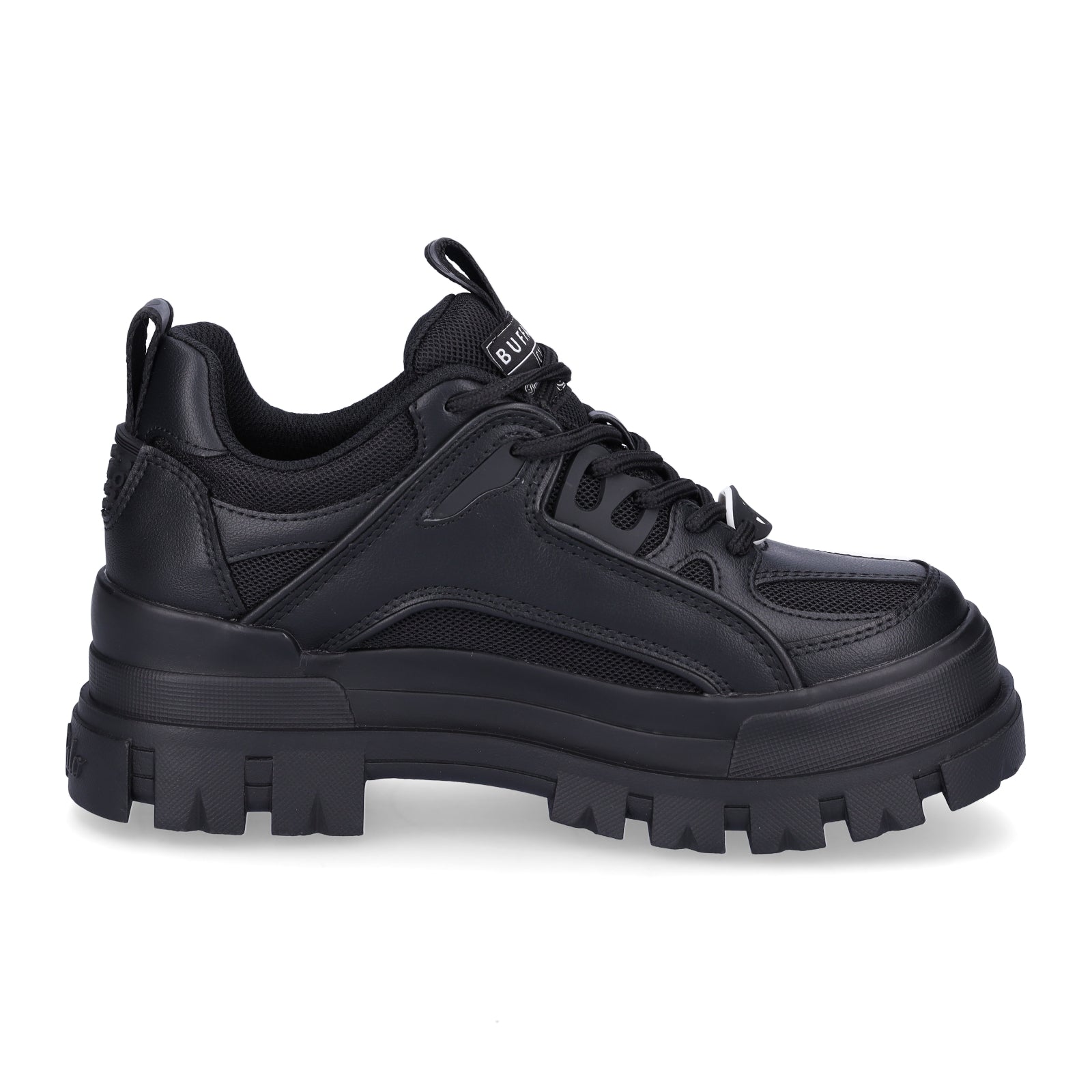 Buffalo Damen Plateau Sneaker Aspha Hyb schwarz