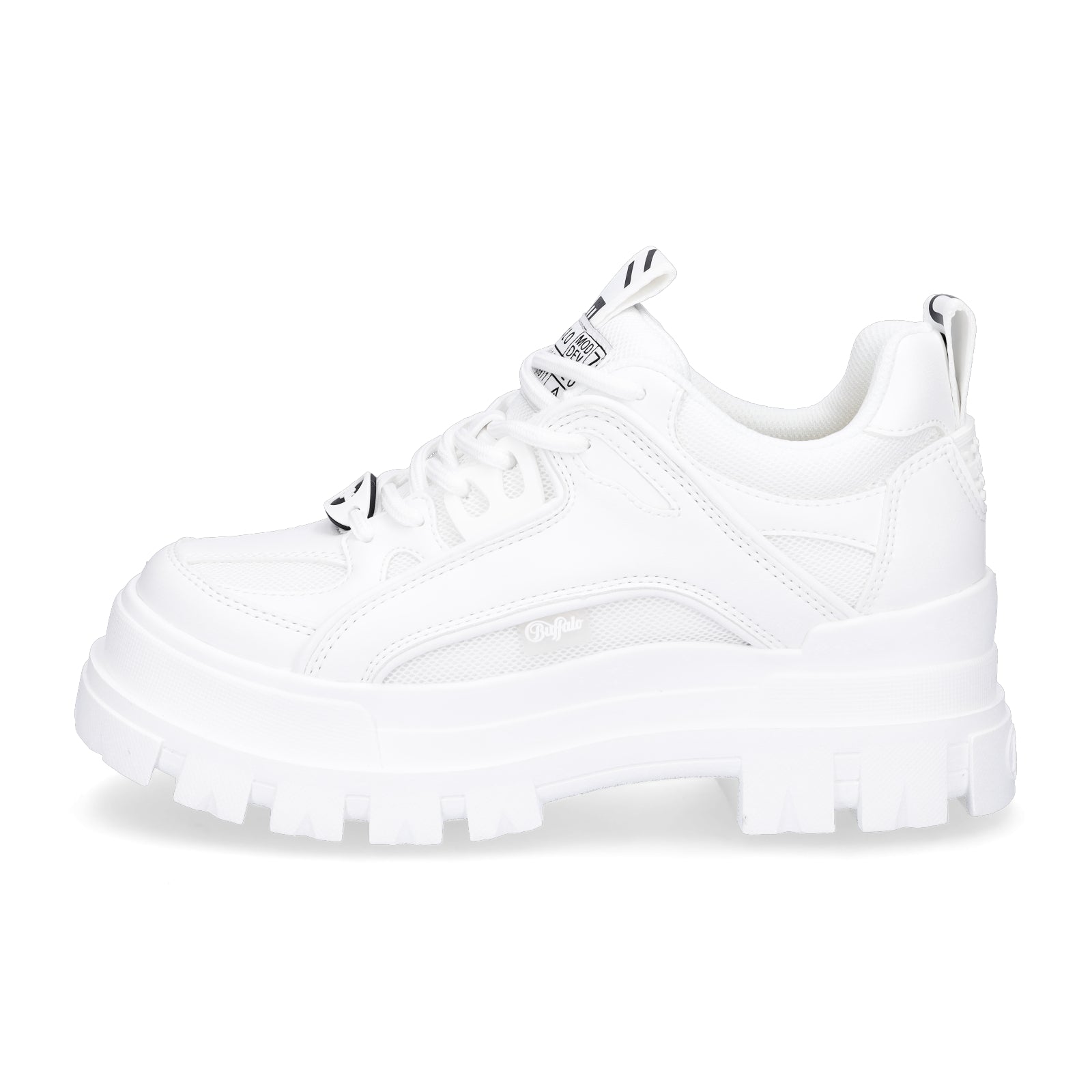 Buffalo Damen Plateau Sneaker Aspha Hyb weiß