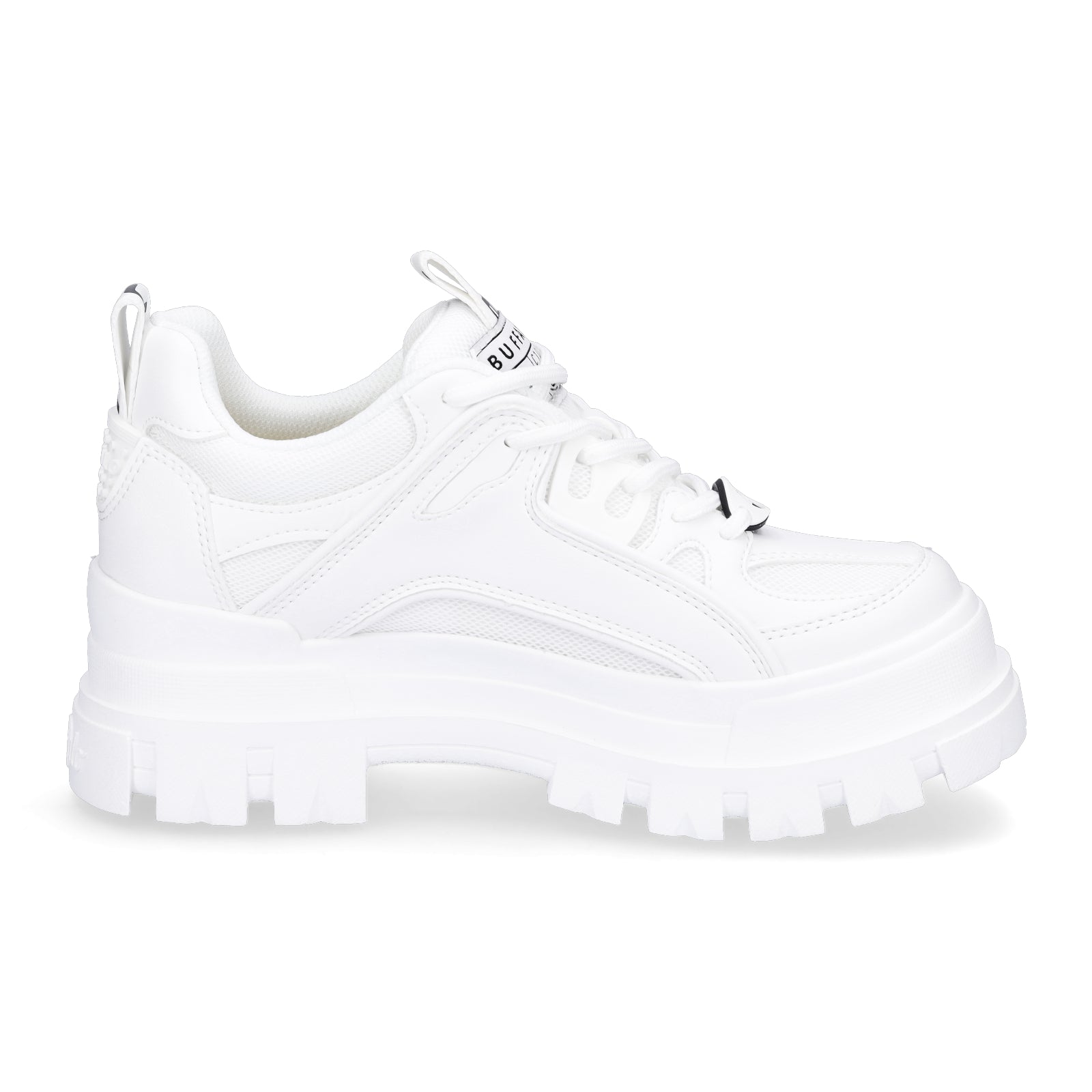 Buffalo Damen Plateau Sneaker Aspha Hyb weiß