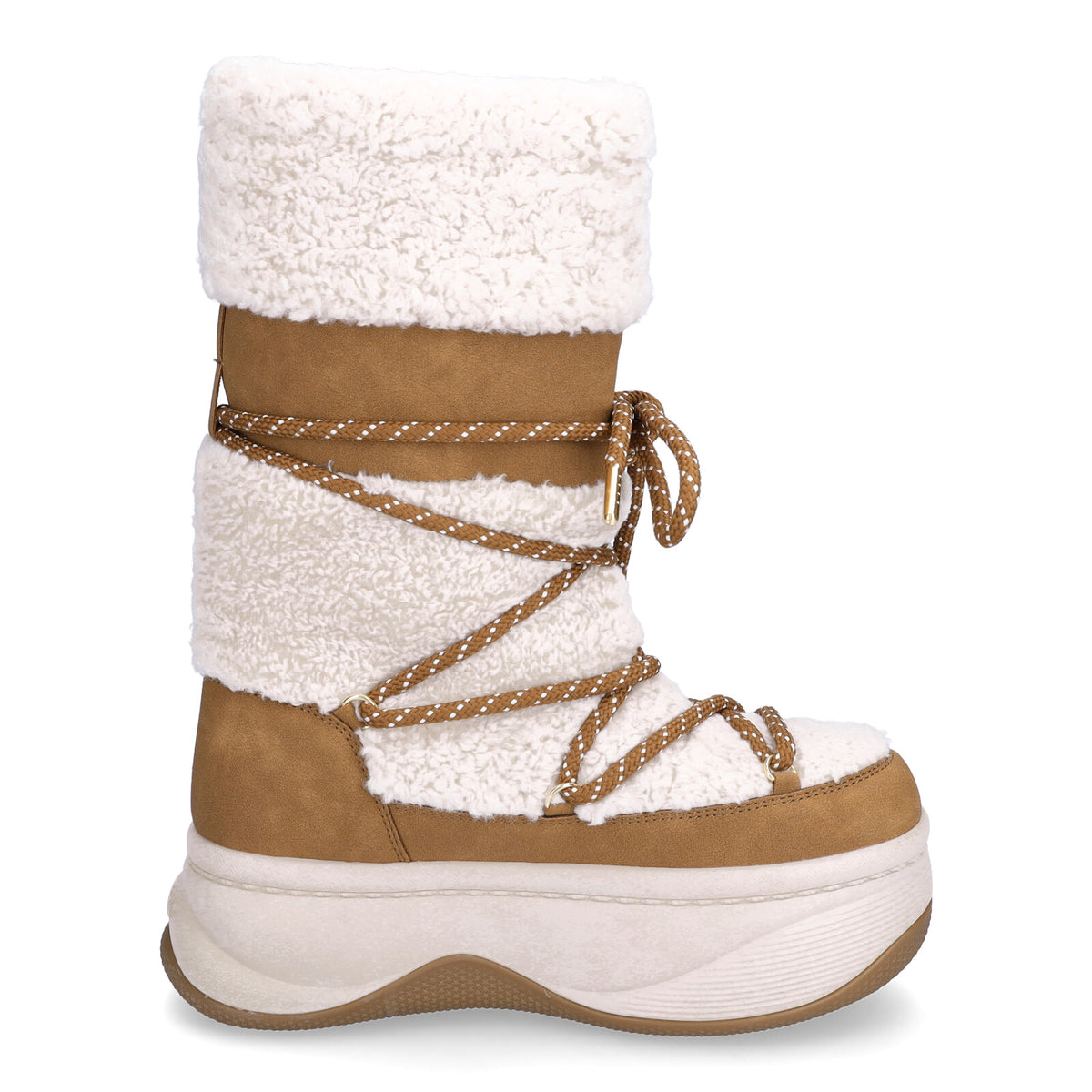 Buffalo Damen Snow Boot Orcus Snow Hi beige braun
