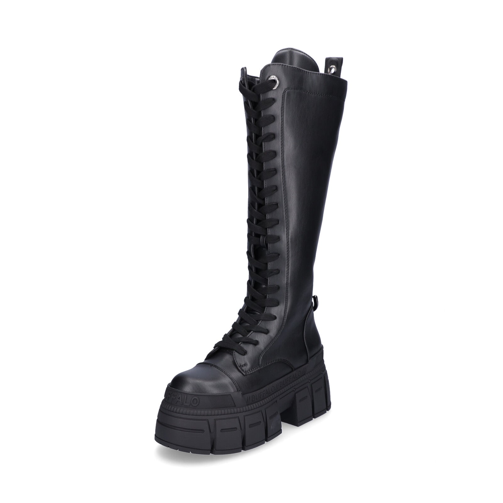 Buffalo Damen Schnürstiefel Gospher Lace Up Hi schwarz