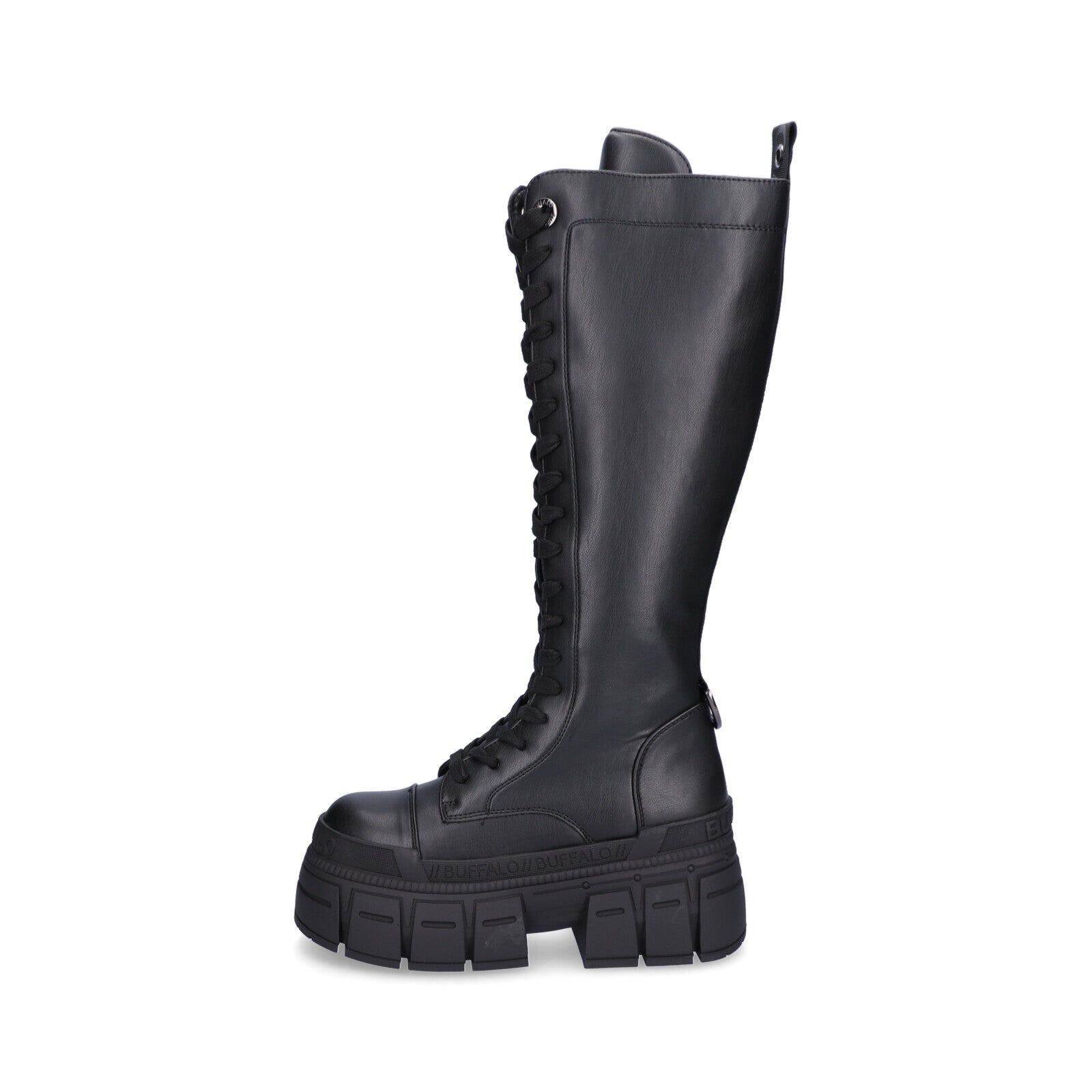Buffalo Damen Schnürstiefel Gospher Lace Up Hi schwarz