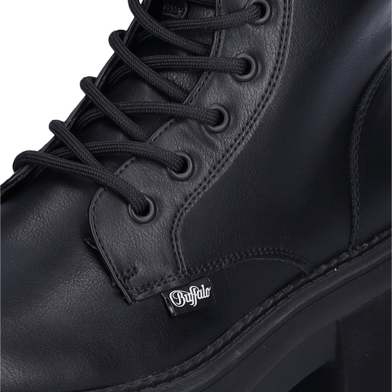 Buffalo Damen Stiefel Mave Lace Up Hi schwarz