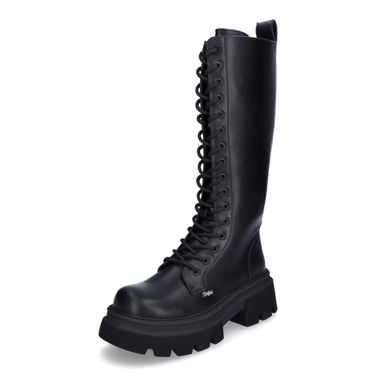 Buffalo Damen Stiefel Mave Lace Up Hi schwarz