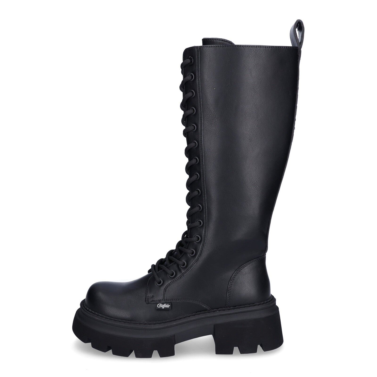 Buffalo Damen Stiefel Mave Lace Up Hi schwarz