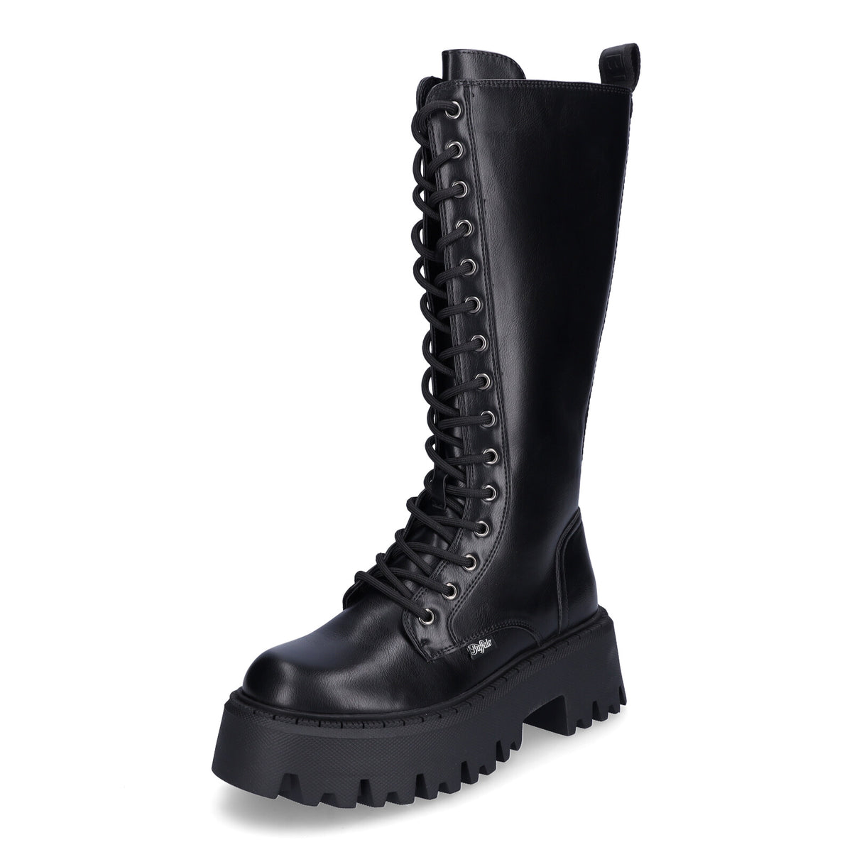 Buffalo Damen Stiefel Aspen Lace Up Hi schwarz