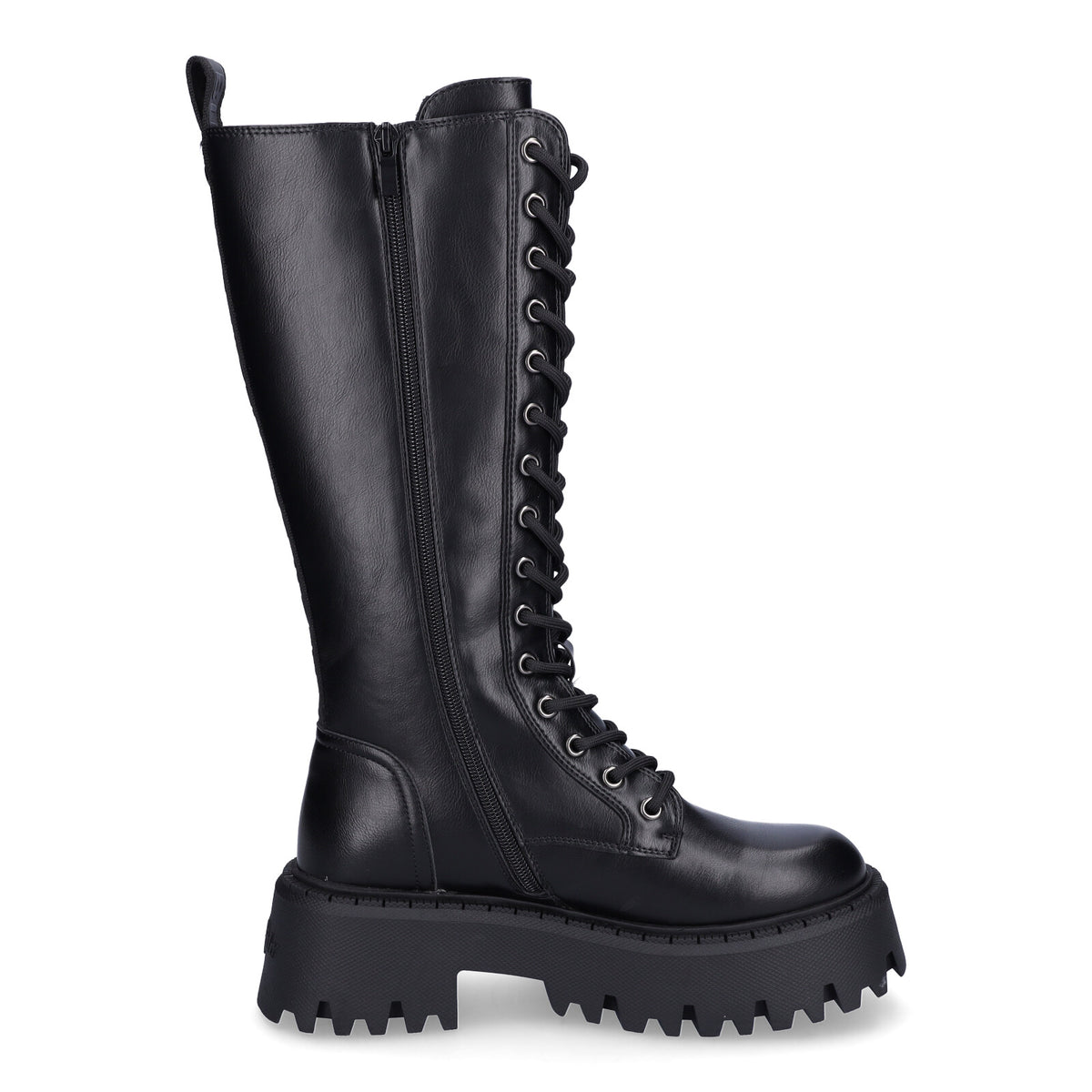 Buffalo Damen Stiefel Aspen Lace Up Hi schwarz