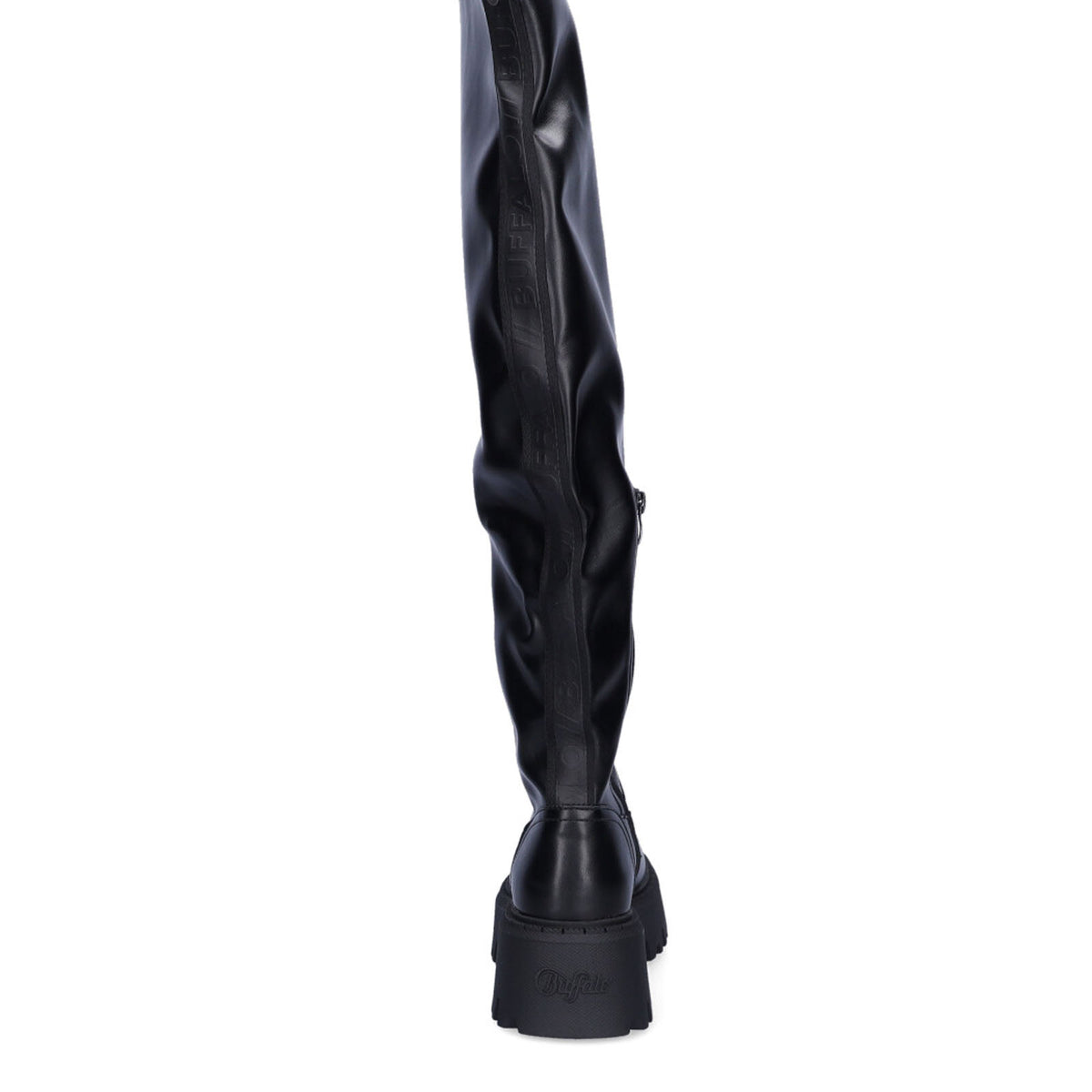Buffalo Damen Stiefel Aspen Overknee schwarz